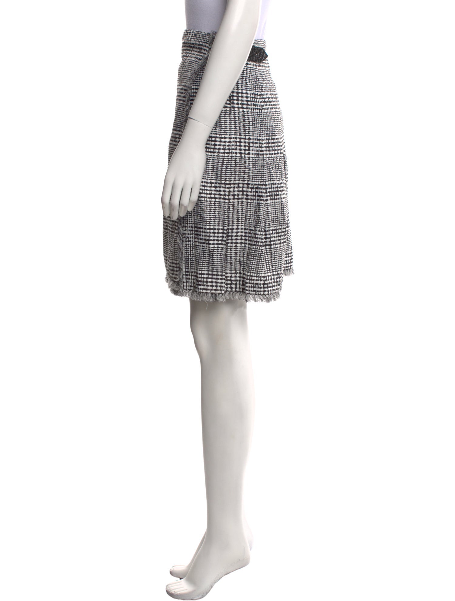 Burberry Plaid Print Knee-Length Skirt w/ Tags