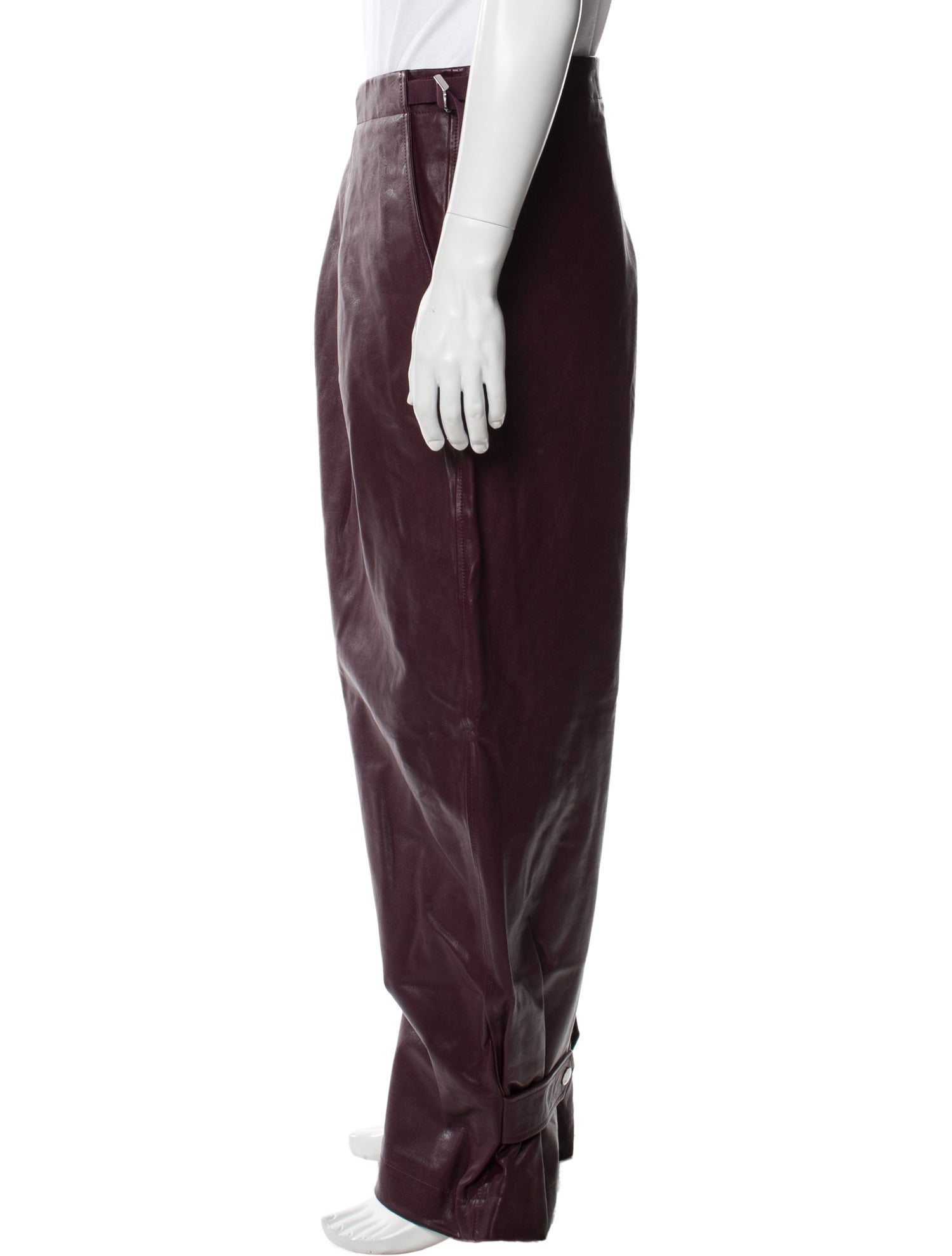 Burberry Calf Leather Sweatpants