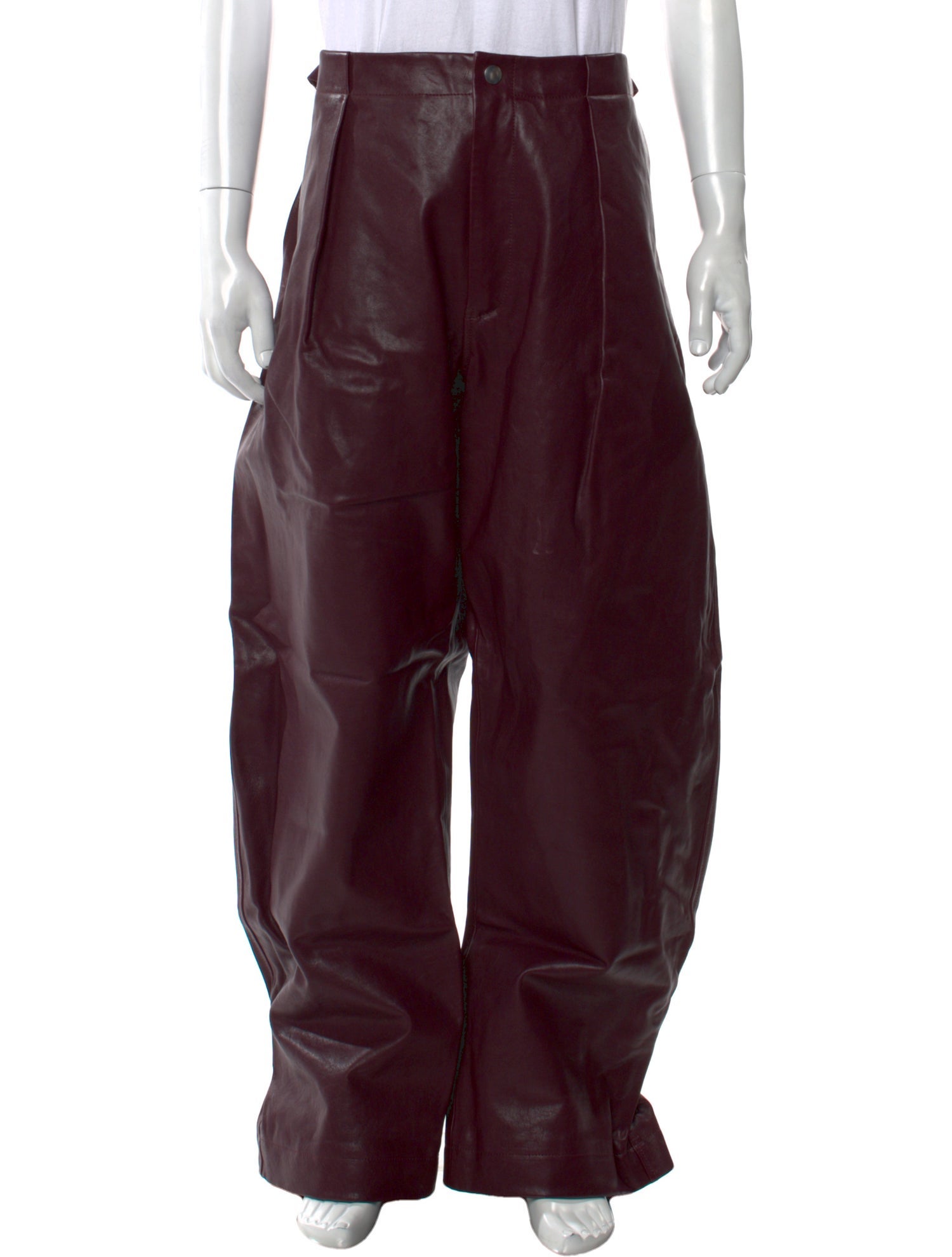 Burberry Calf Leather Pants