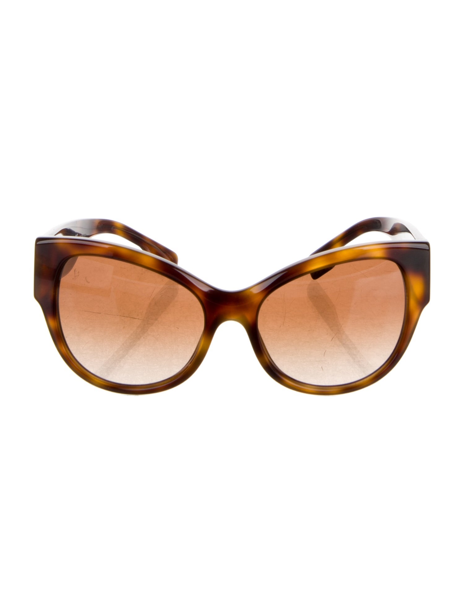 Burberry House Check Pattern Cat-Eye Sunglasses