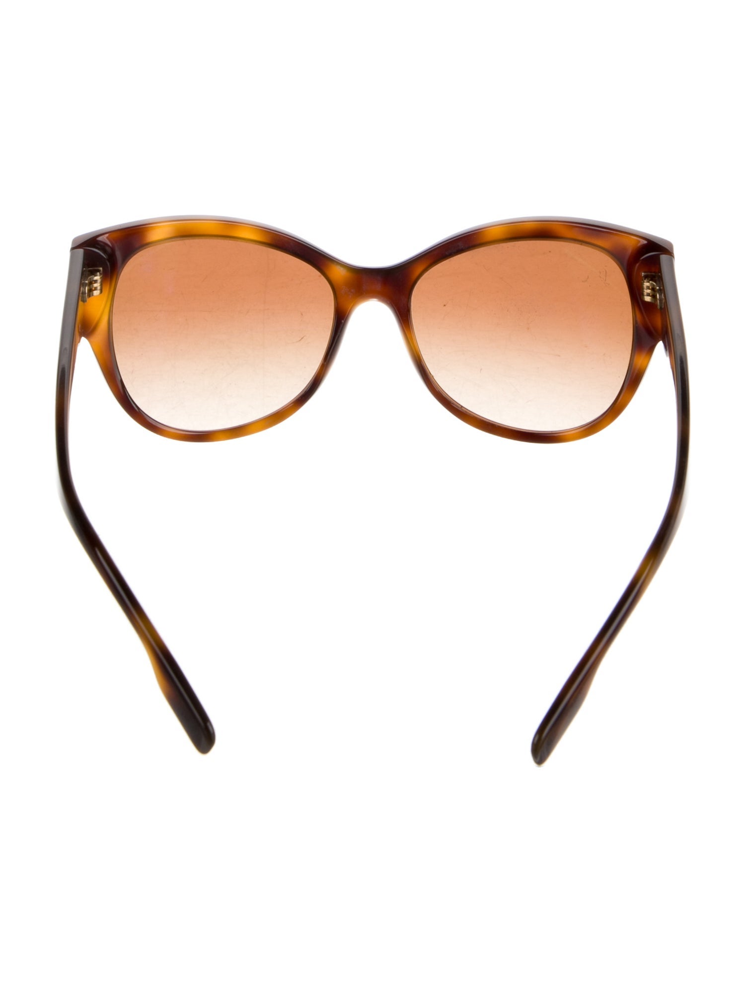 Burberry House Check Pattern Cat-Eye Sunglasses