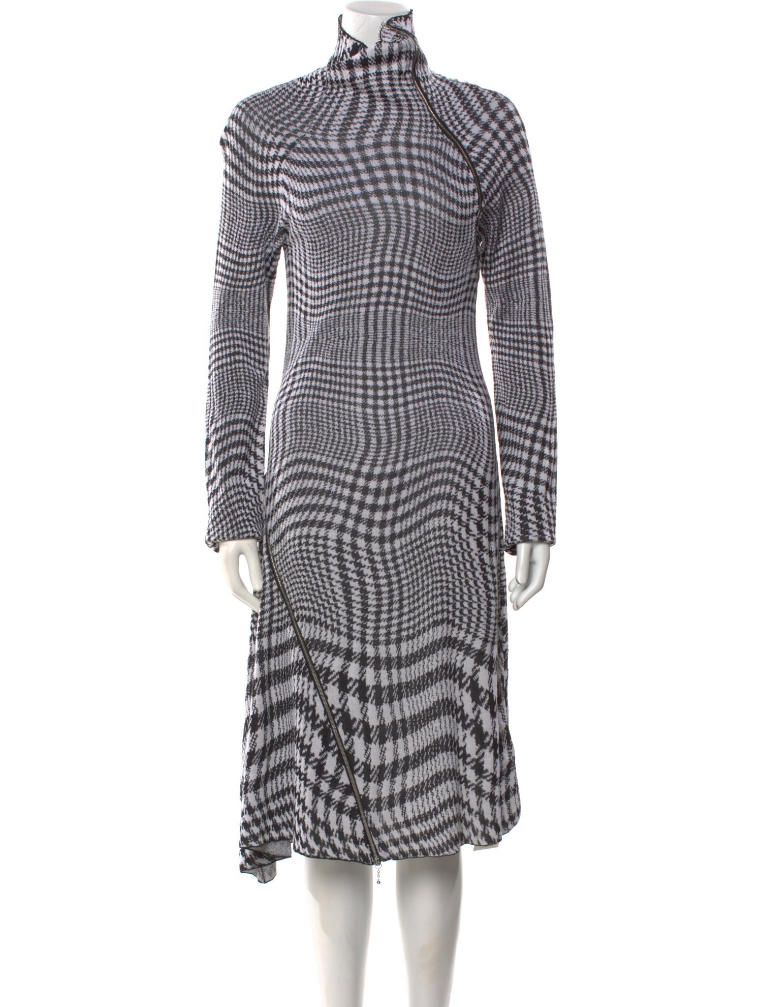 Burberry Wool Midi Length Dress w/ Tags