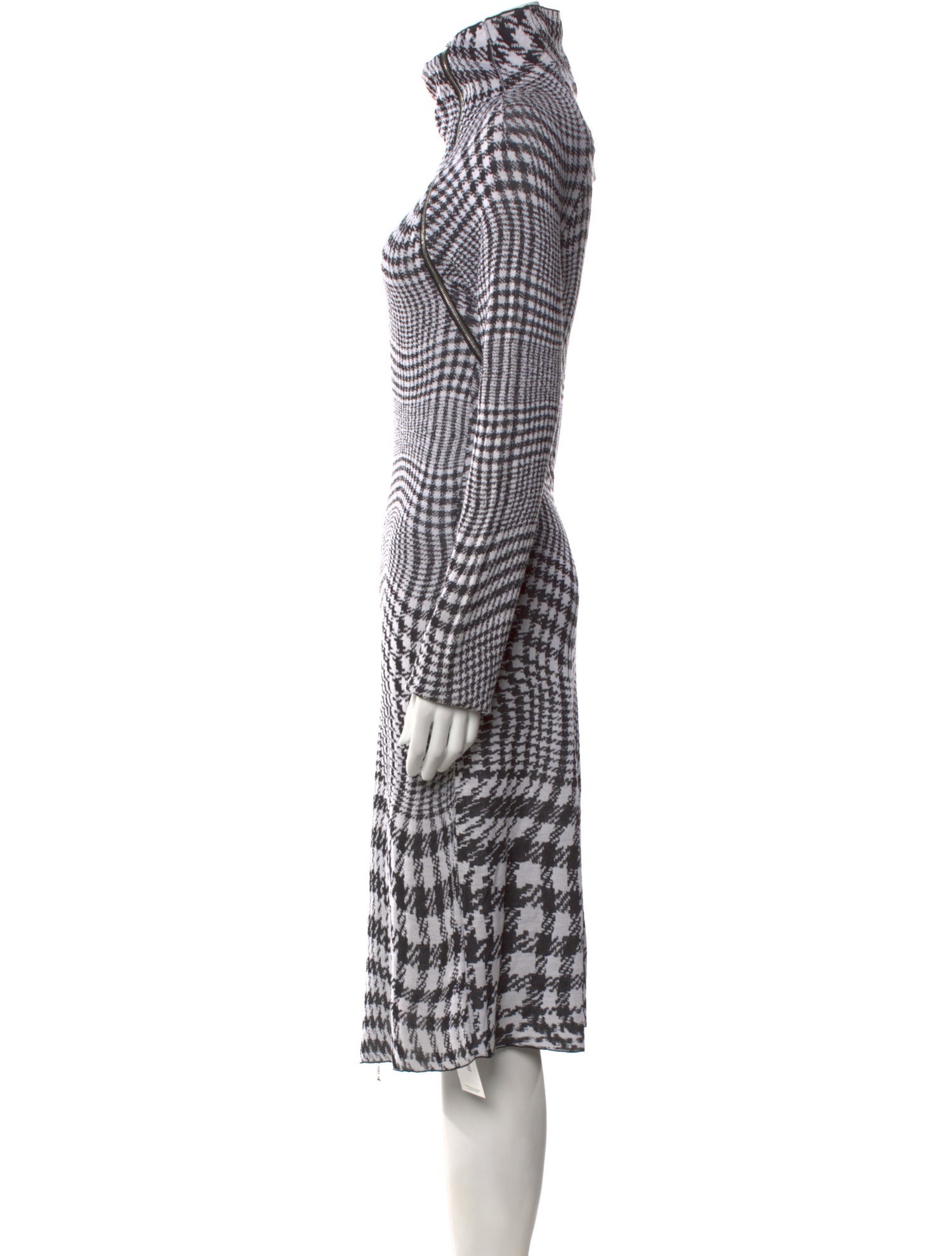 Burberry Wool Midi Length Dress w/ Tags