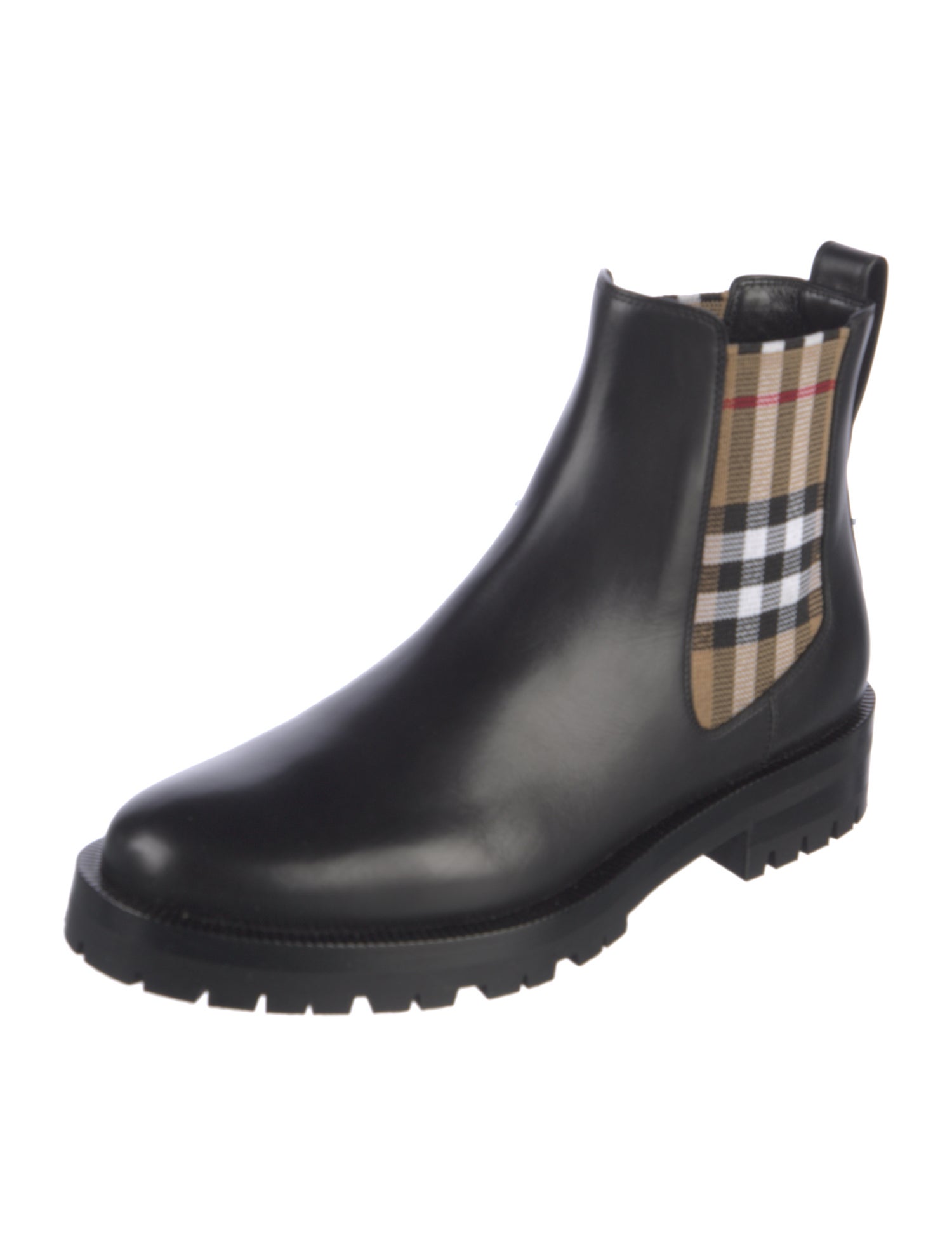 Burberry Leather Chelsea Boots