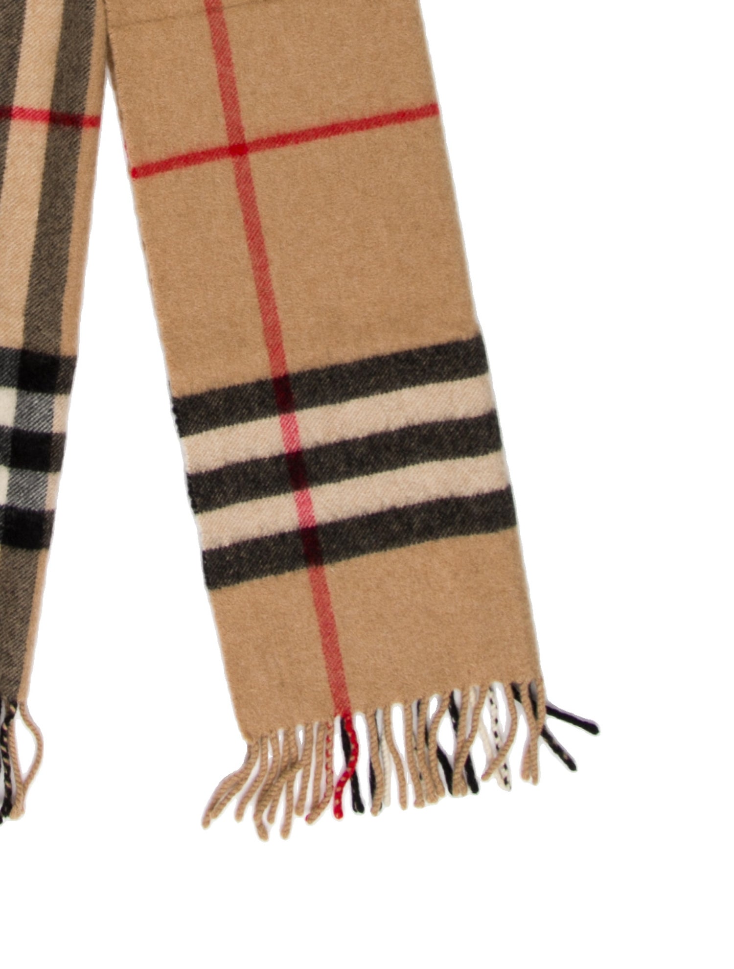 Burberry Cashmere House Check Pattern Scarf