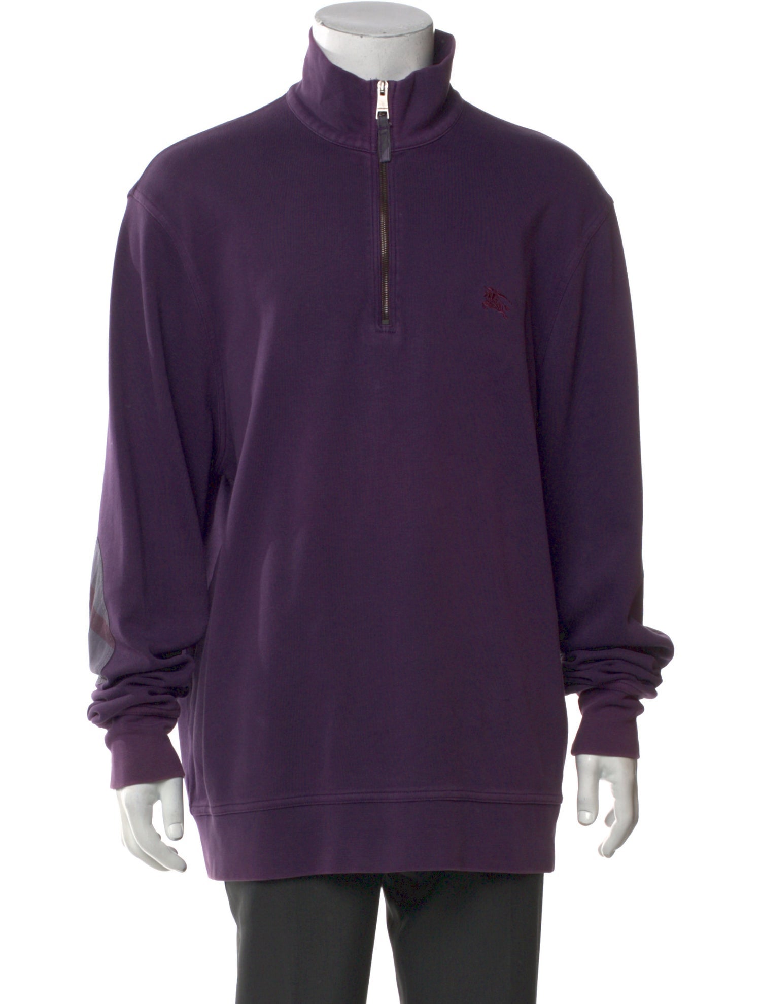 Burberry Turtleneck Long Sleeve Polo Sweater