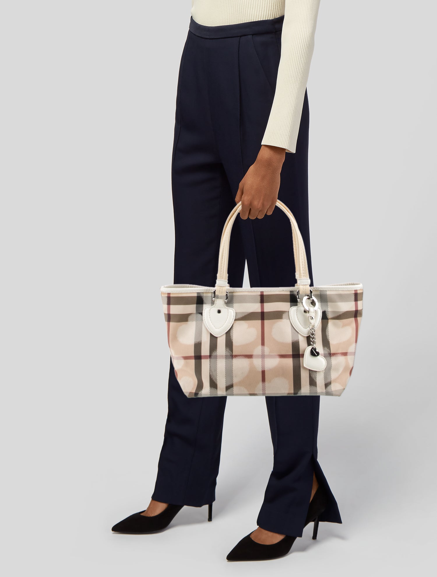Burberry Prorsum Nova Check Top Handle Bag