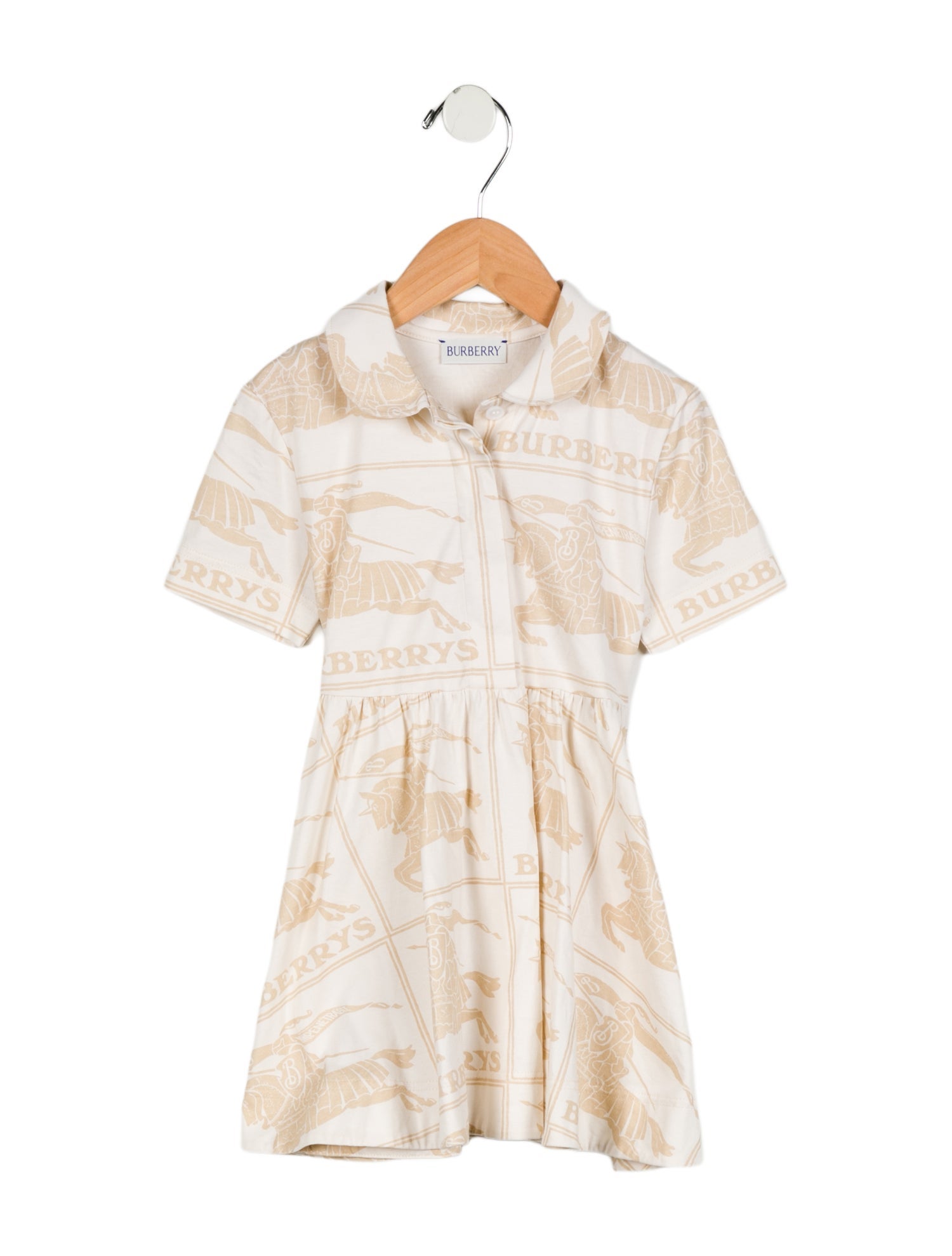 Burberry Toddler Girls' Horseferry Knight Print Dress