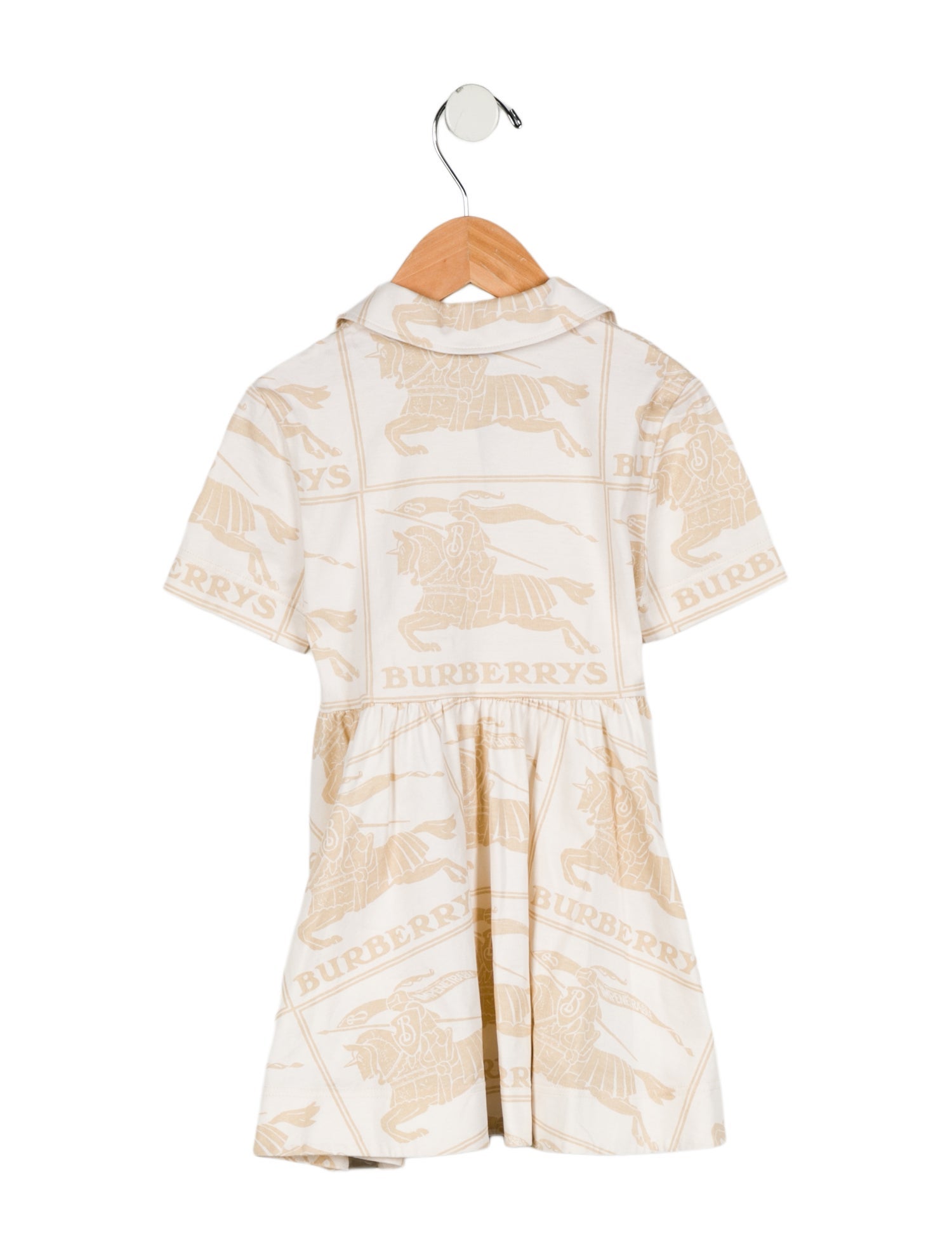 Burberry Toddler Girls' Horseferry Knight Print Dress