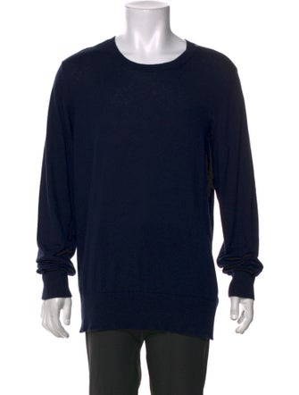 Burberry Exploded Check Pattern Crew Neck Pullover