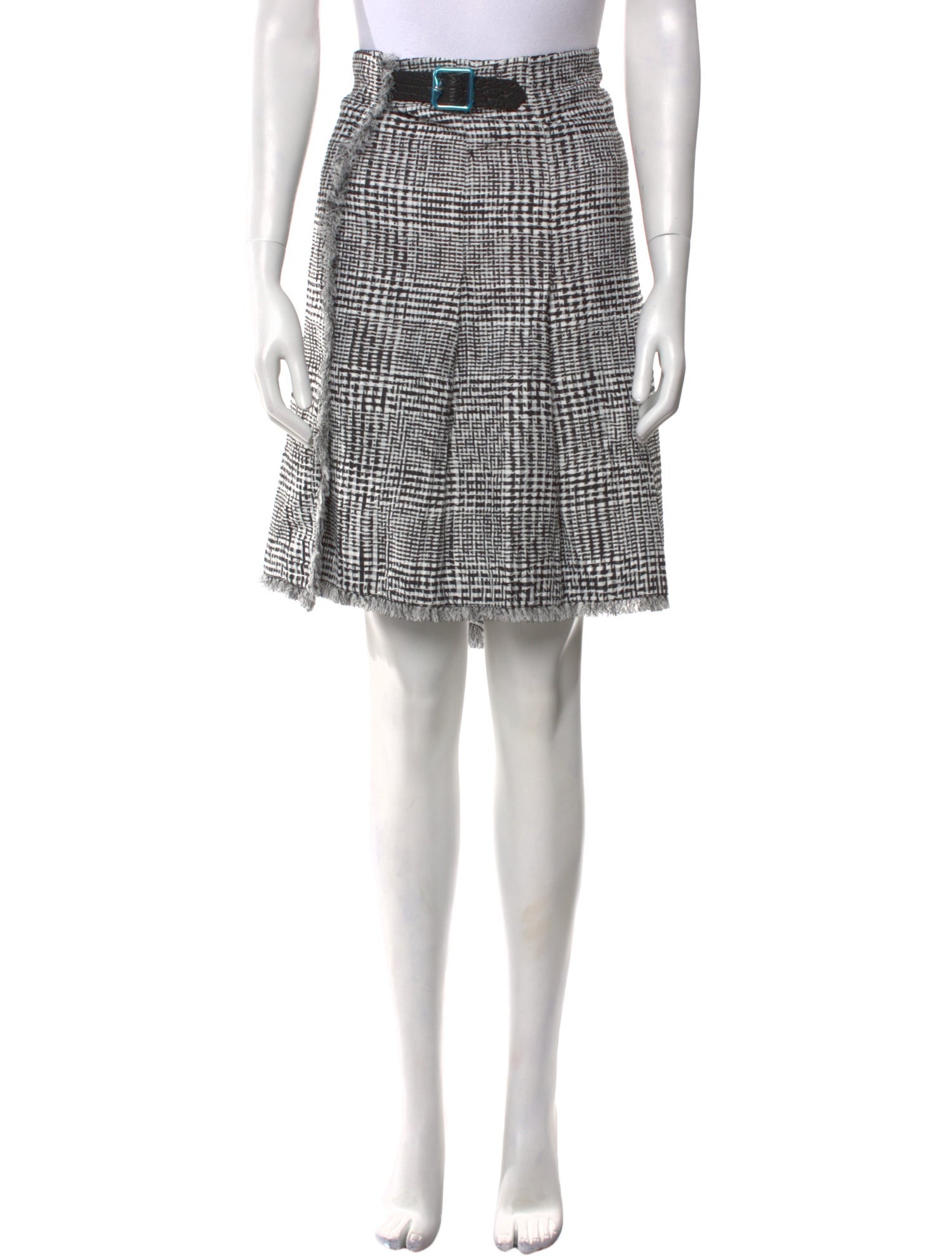 Burberry Plaid Print Knee-Length Skirt w/ Tags