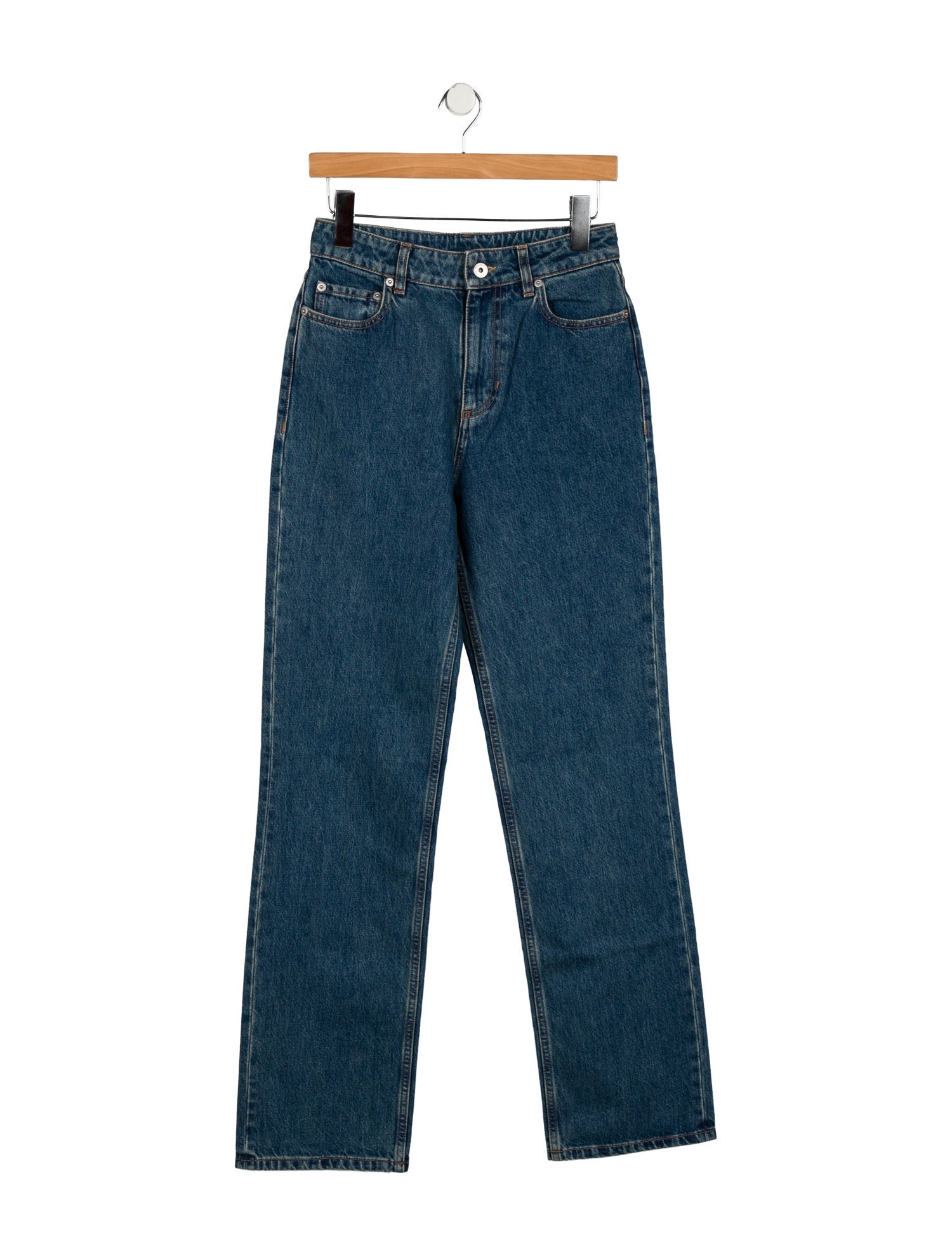 Burberry High-Rise Straight Leg Jeans w/ Tags