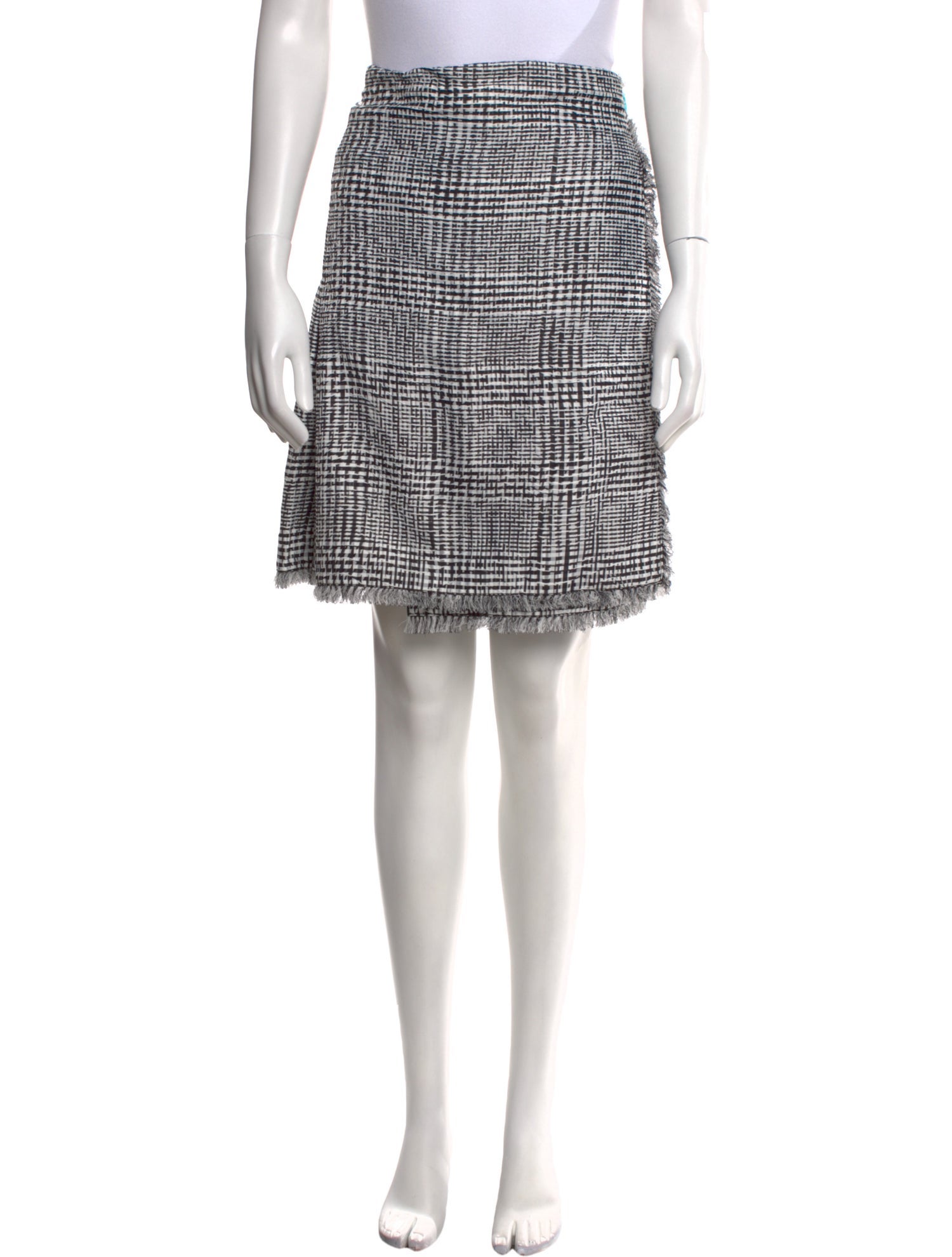 Burberry Plaid Print Knee-Length Skirt w/ Tags