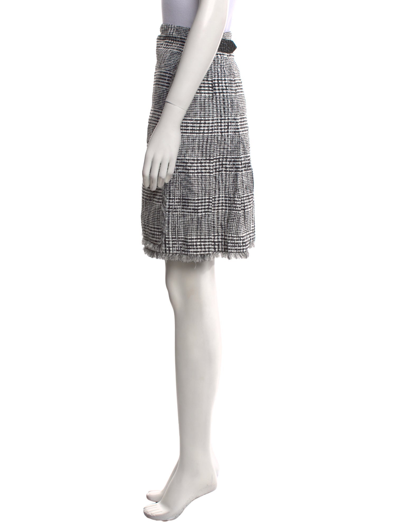 Burberry Plaid Print Knee-Length Skirt w/ Tags