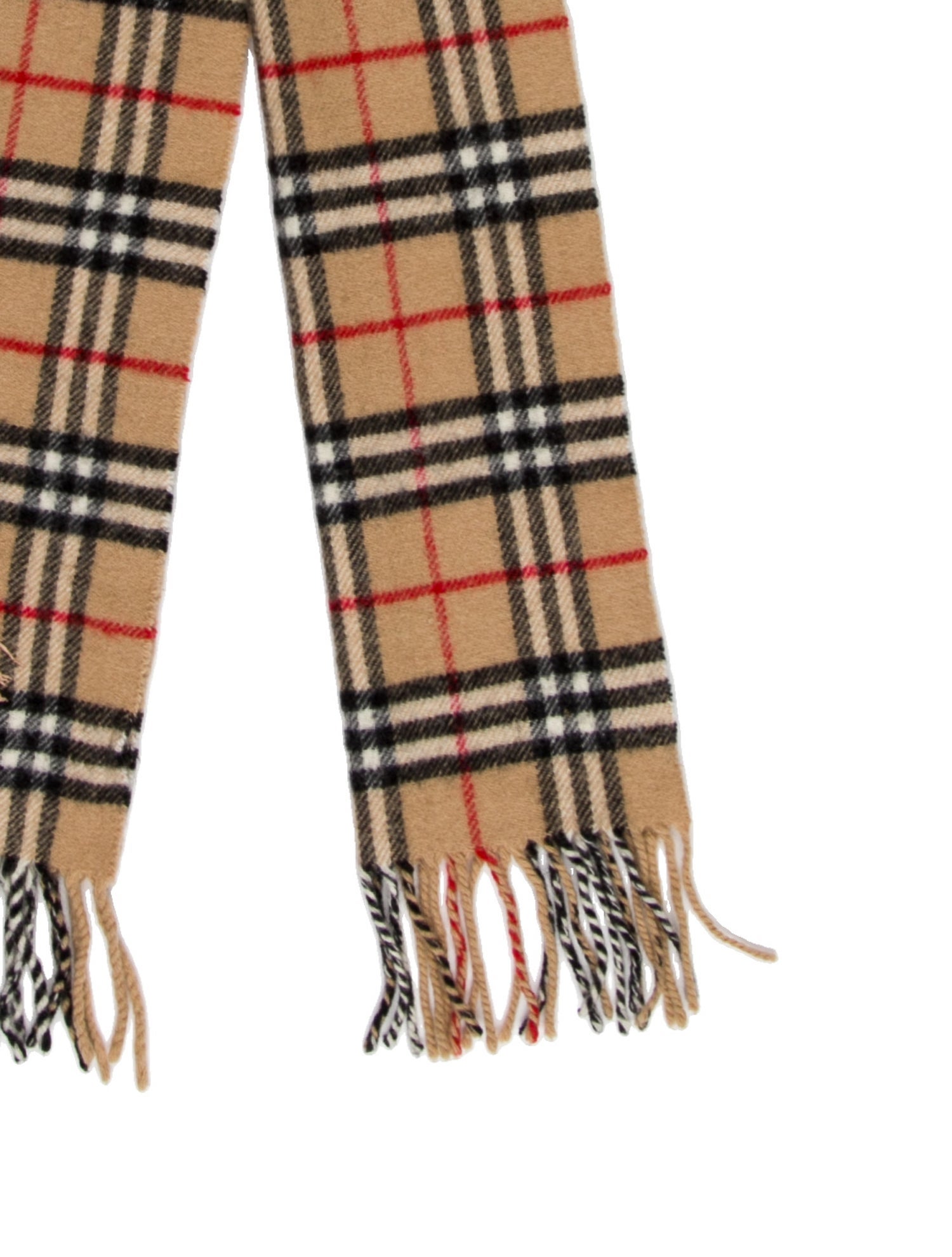 Burberry Cashmere House Check Pattern Scarf