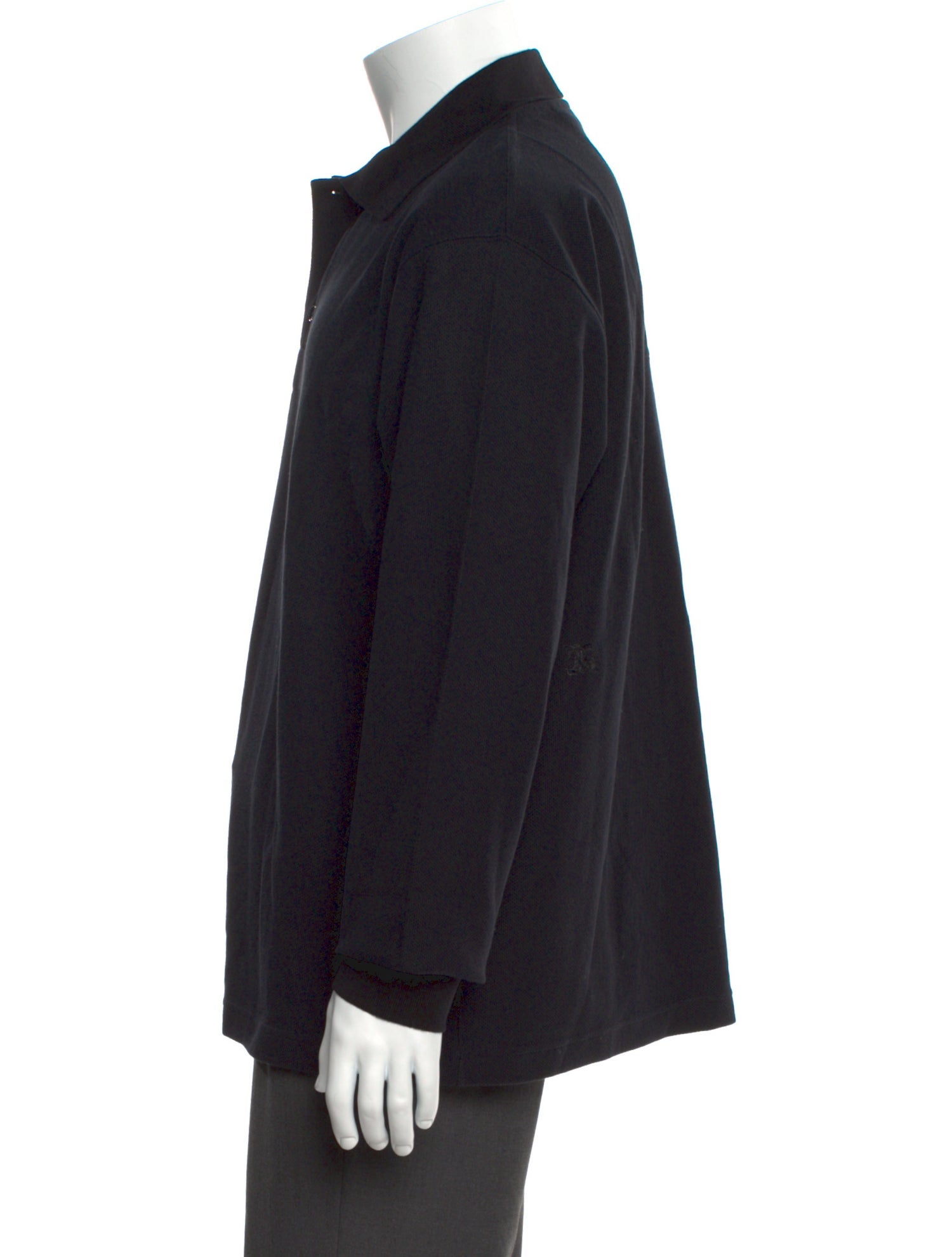 Burberry House Check Pattern Crew Neck Polo Shirt