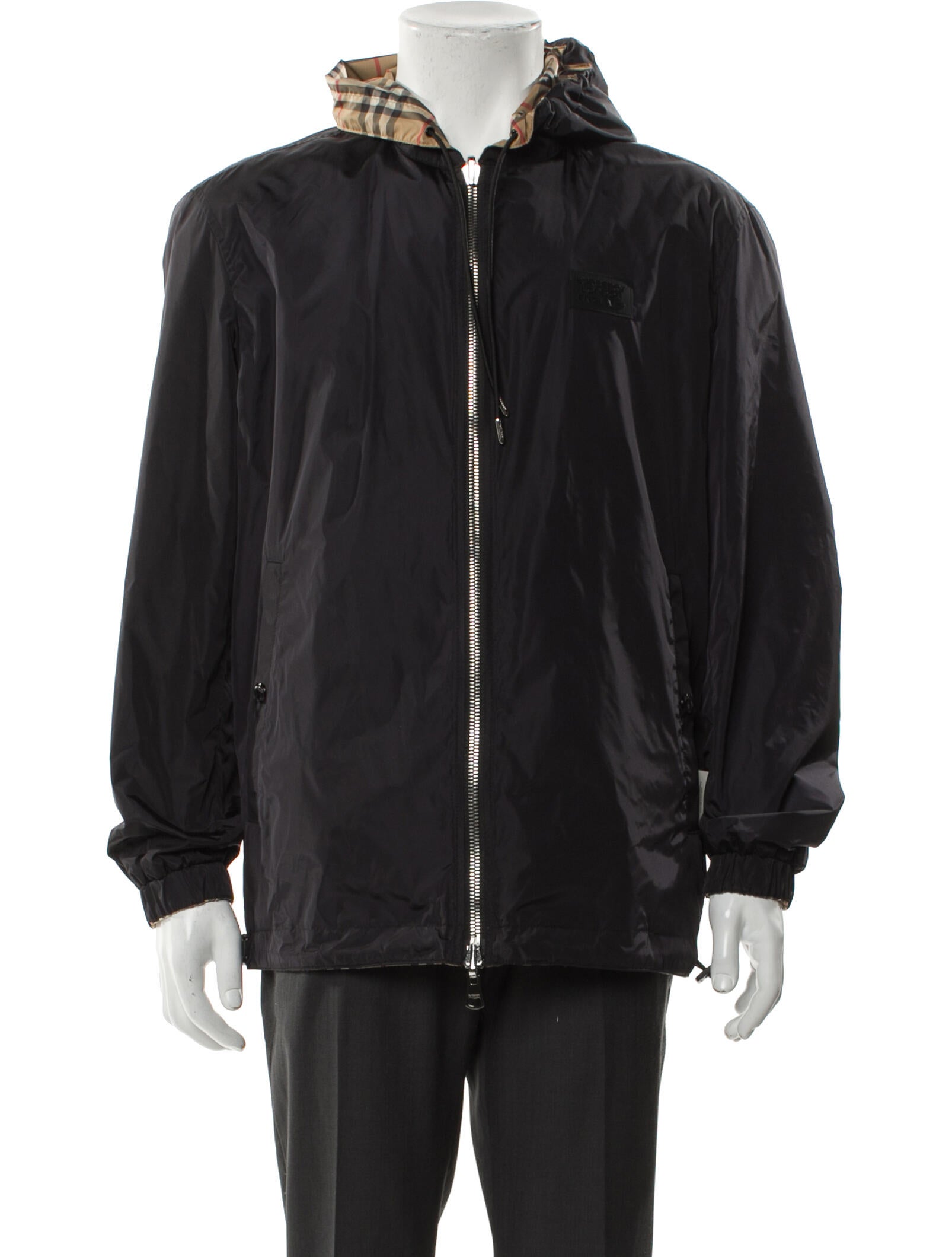 Burberry House Check Pattern Windbreaker