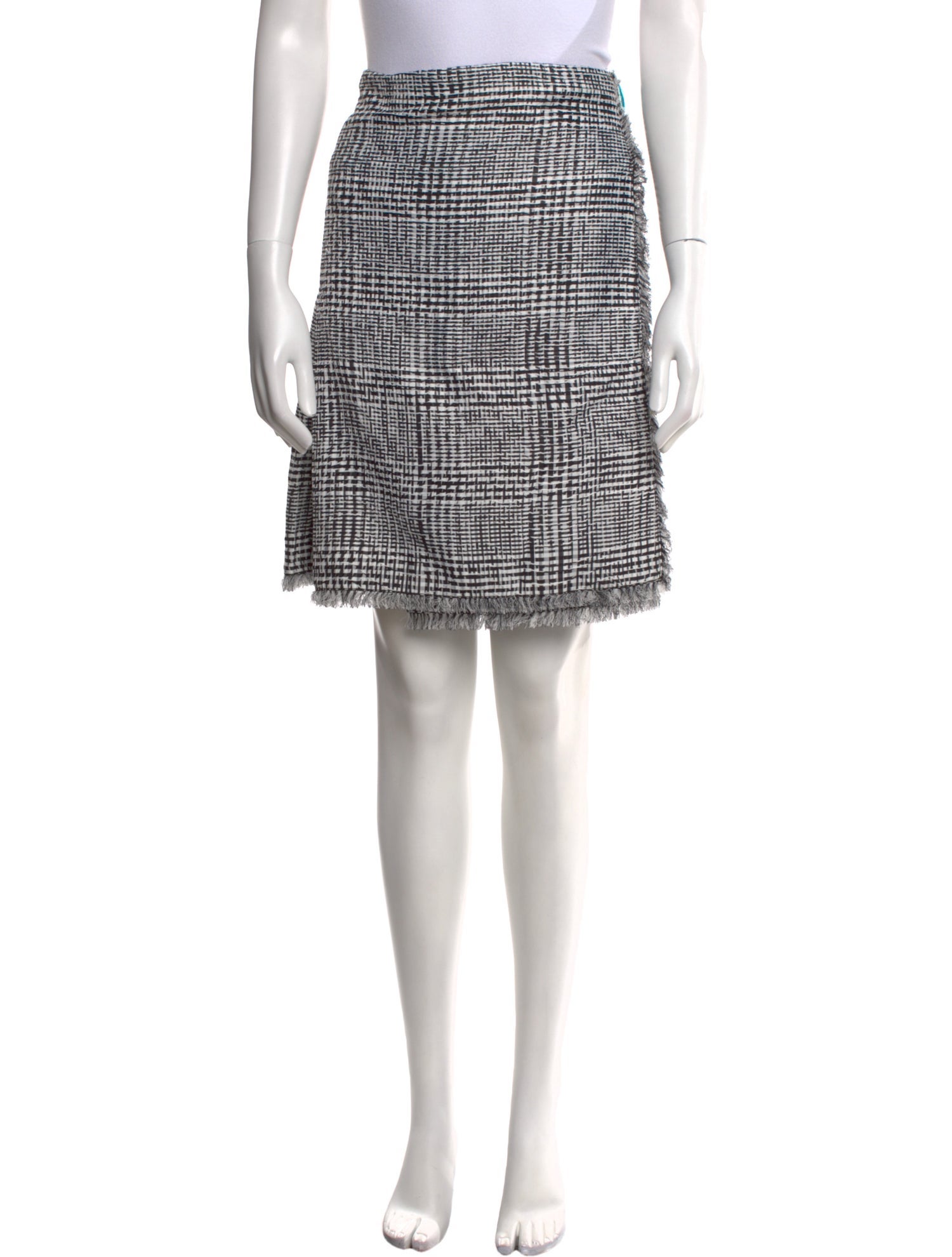 Burberry Plaid Print Knee-Length Skirt w/ Tags