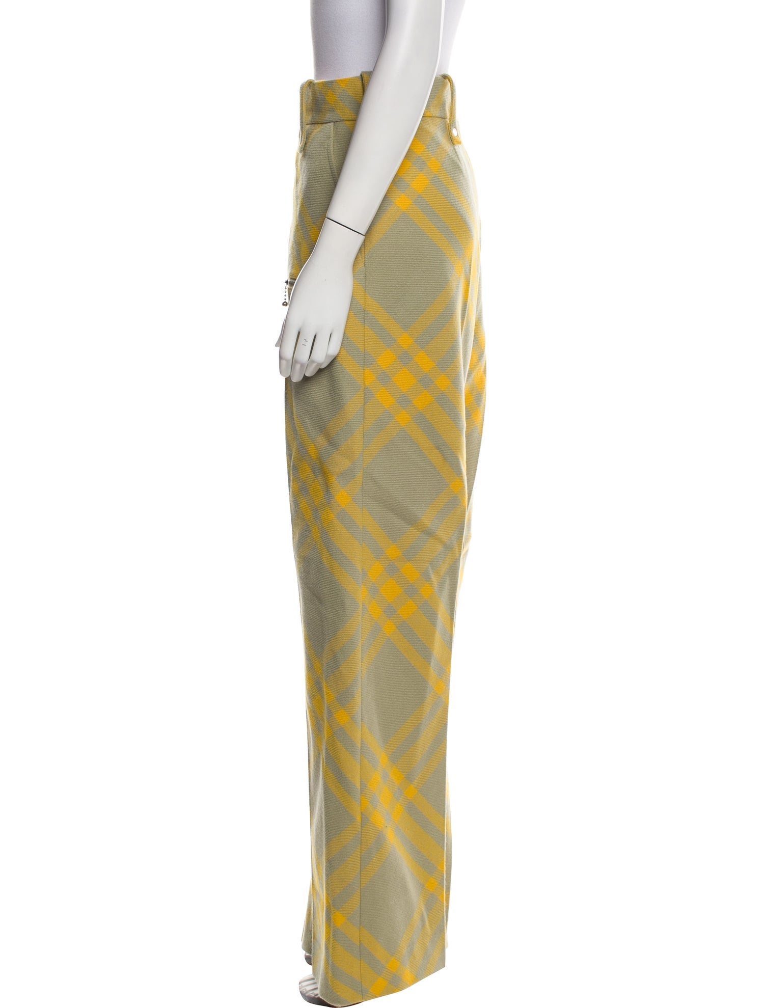 Burberry Virgin Wool Moto Pants w/ Tags