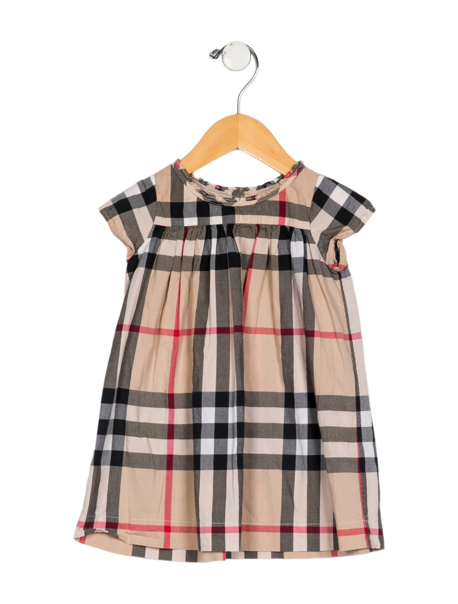 Burberry infant girls' multicolored dress
