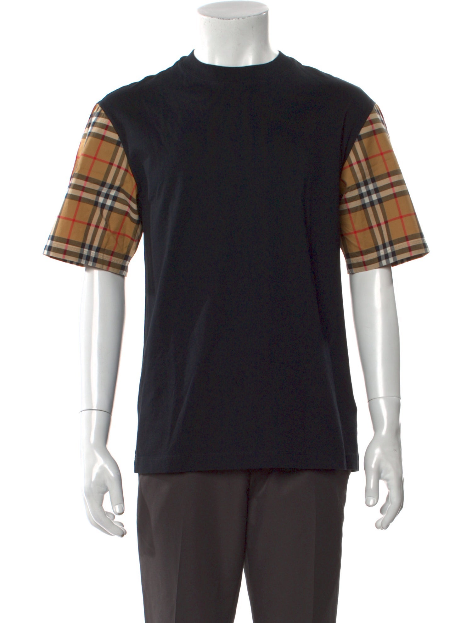 Burberry Striped Crew Neck T-Shirt w/ Tags