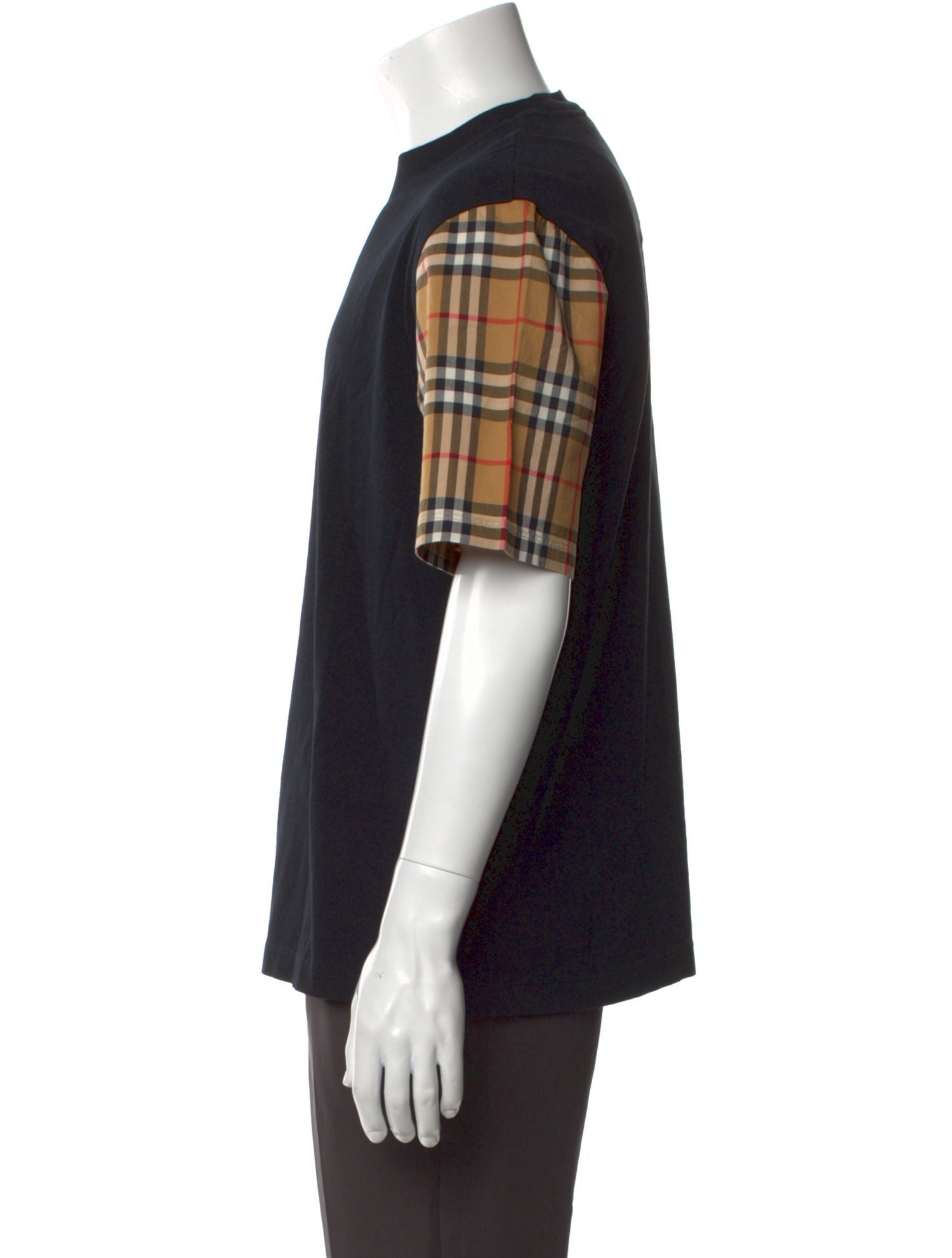 Burberry Striped Crew Neck T-Shirt w/ Tags