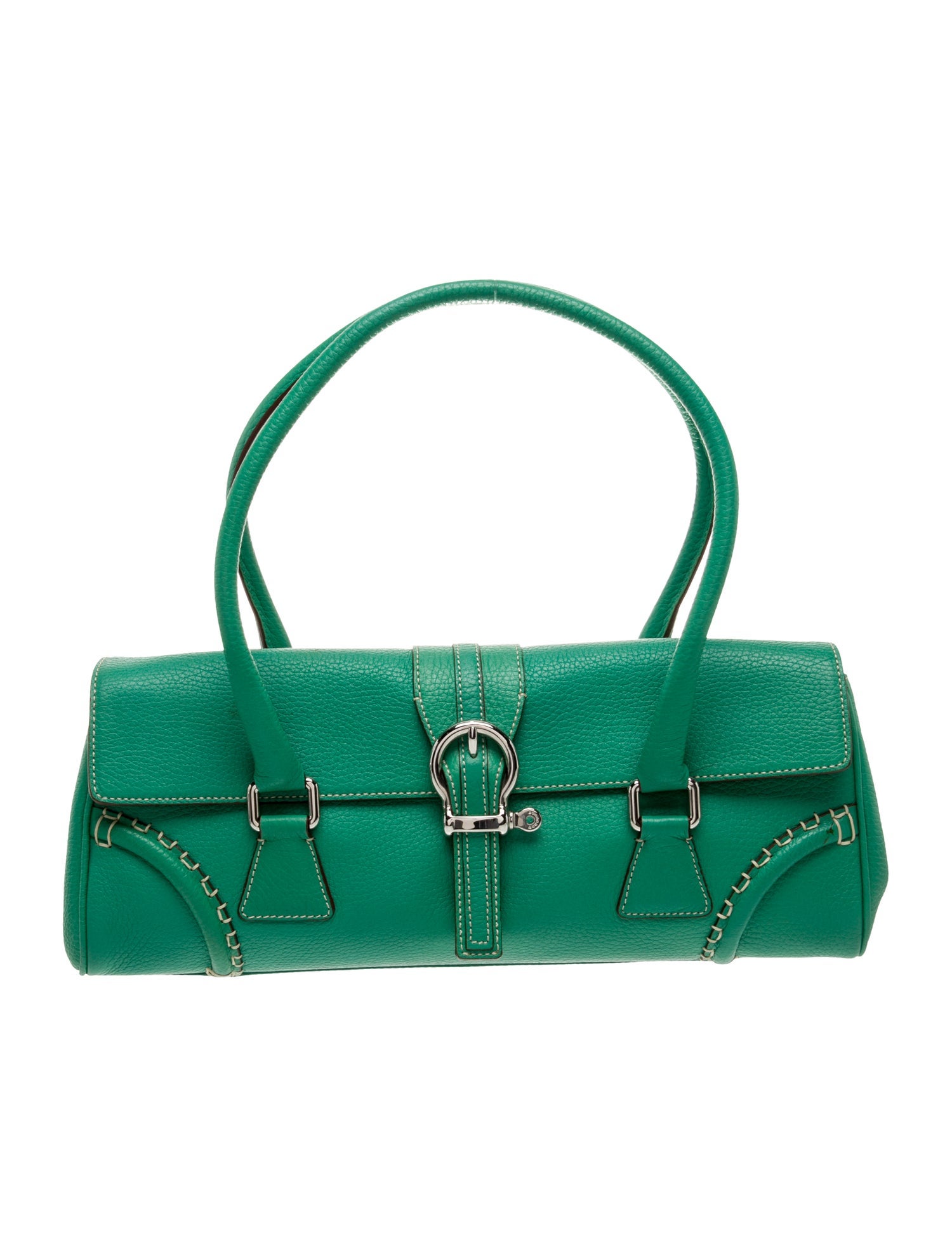 Burberry London Leather Top Handle Bag