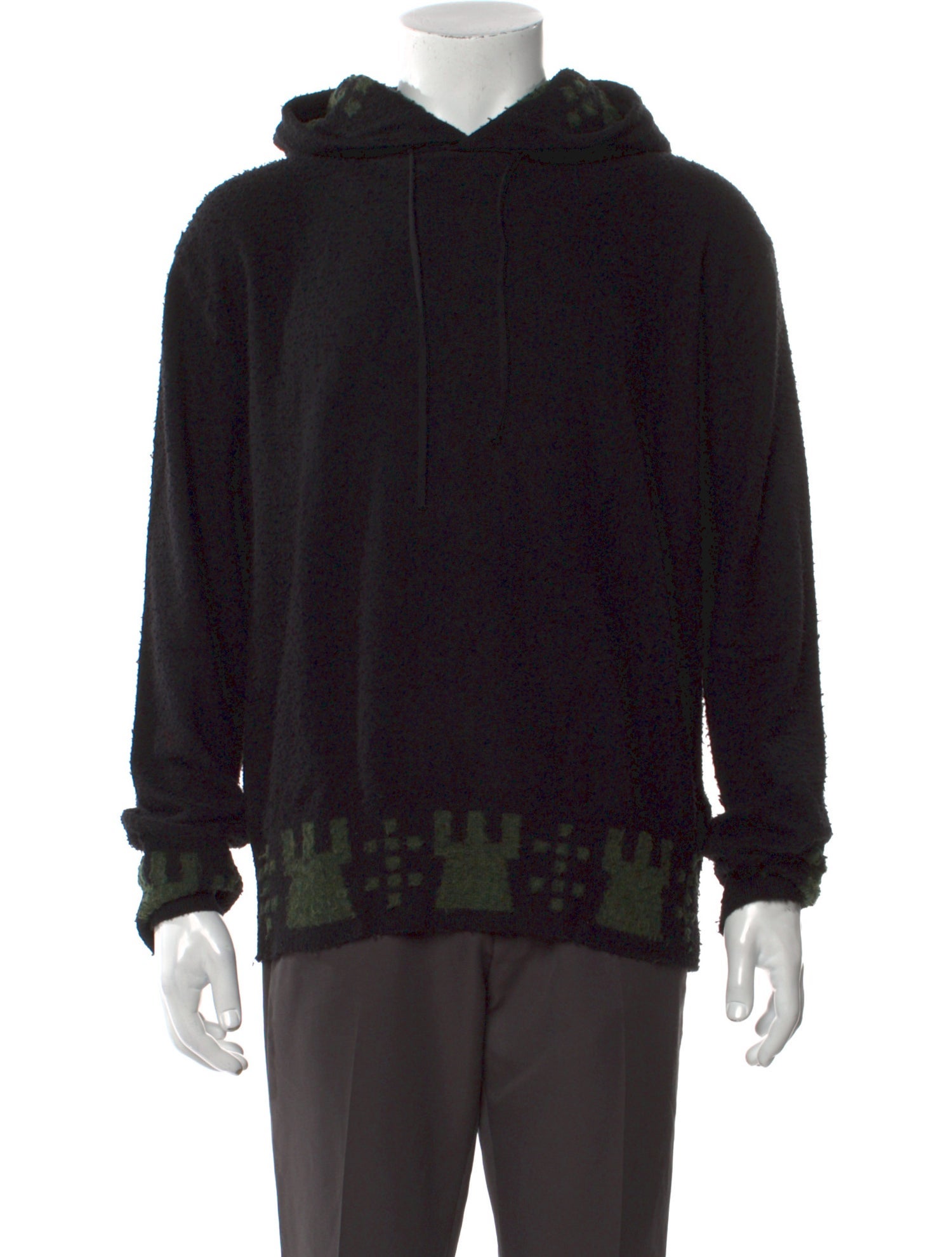 Burberry Wool Graphic Print Hoodie w/ Tags