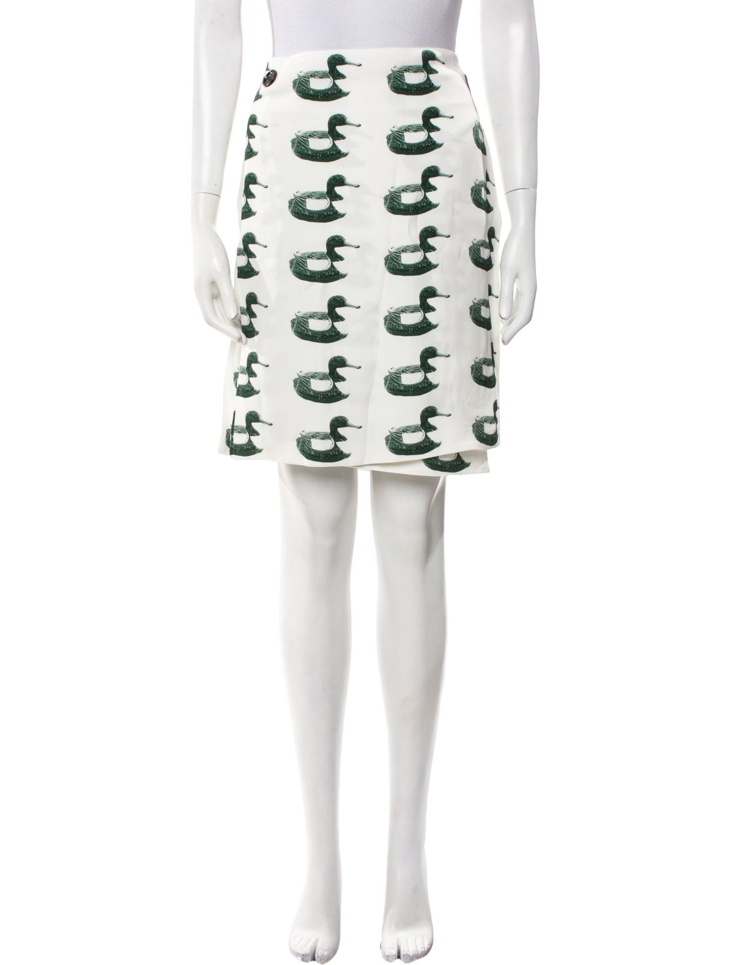 Burberry Printed Knee-Length Skirt