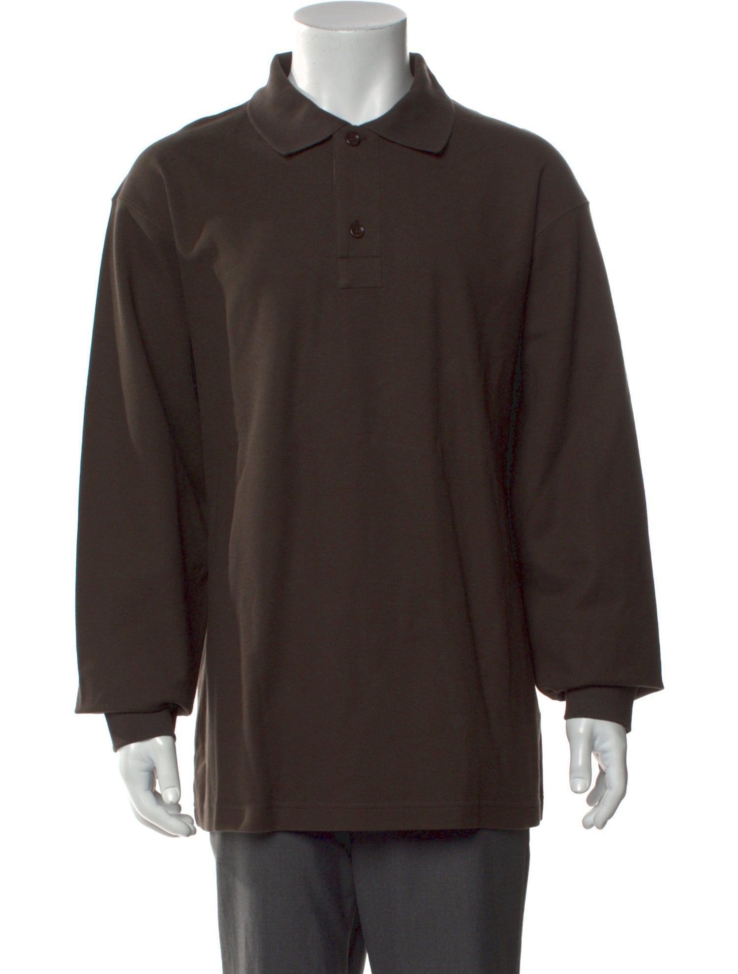 Burberry Crew Neck Long Sleeve Polo Shirt w/ Tags