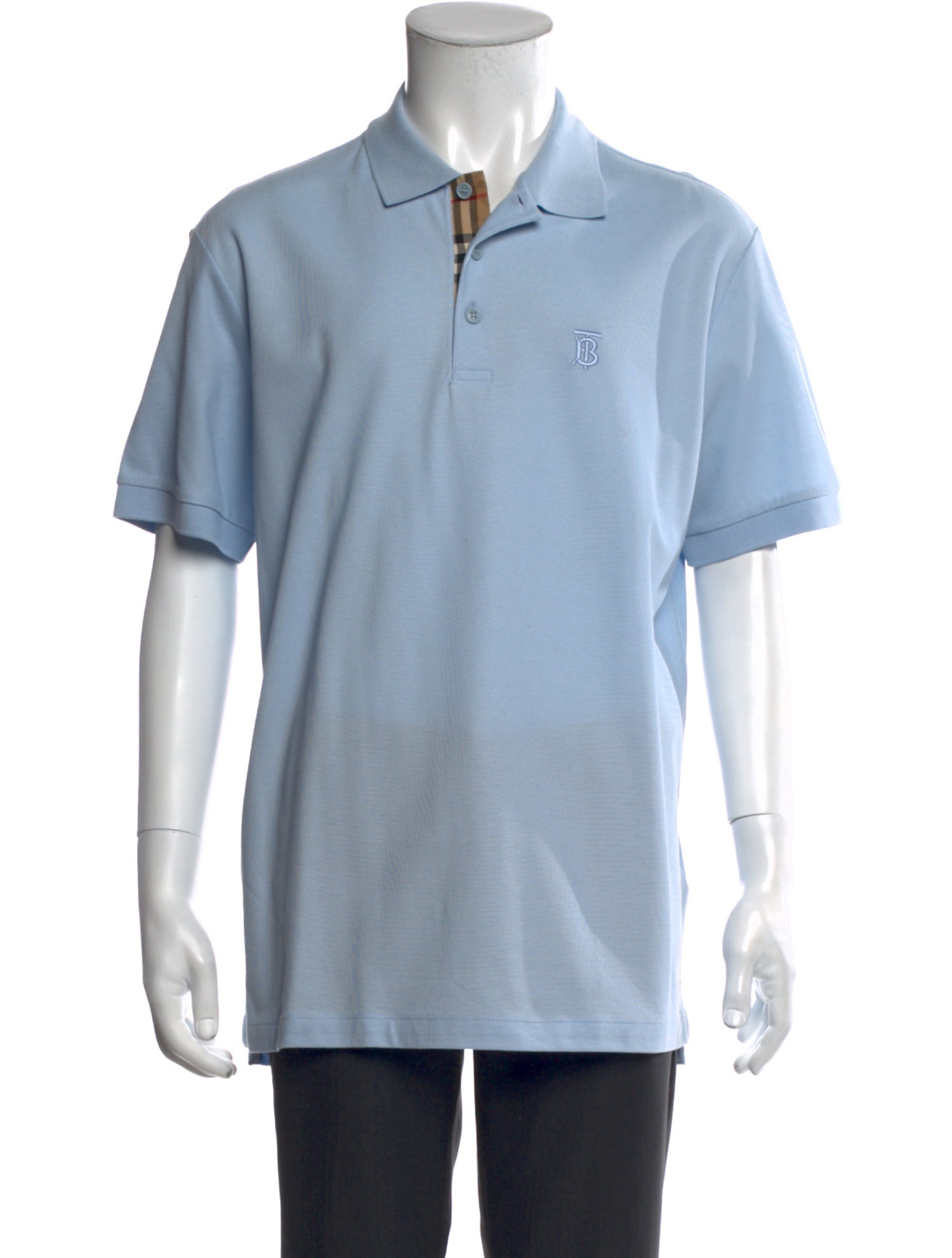 Burberry TB Monogram Collar Polo Shirt w/ Tags