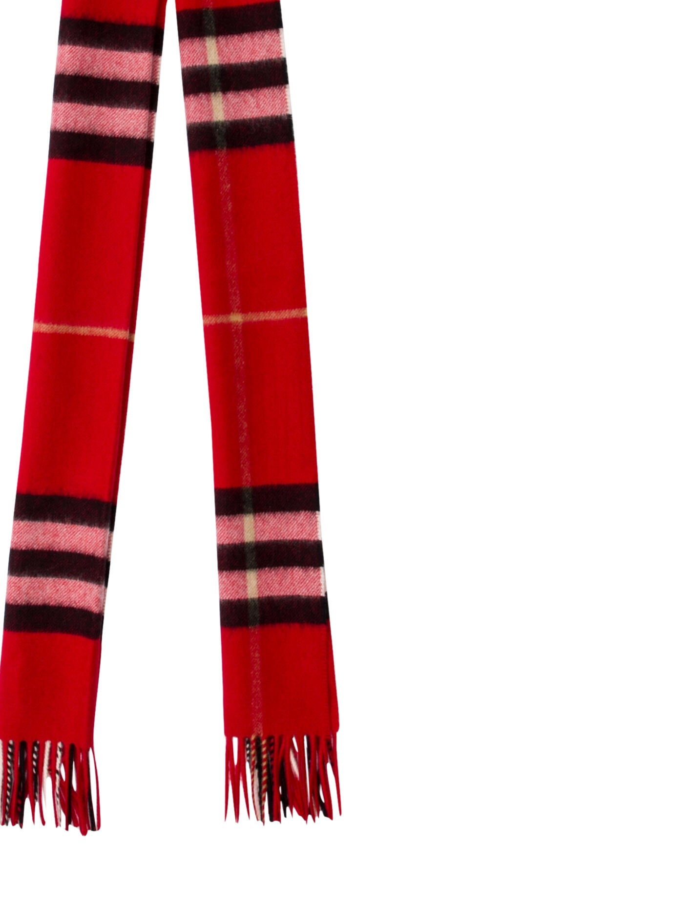 Burberry Cashmere Nova Check Pattern Scarf