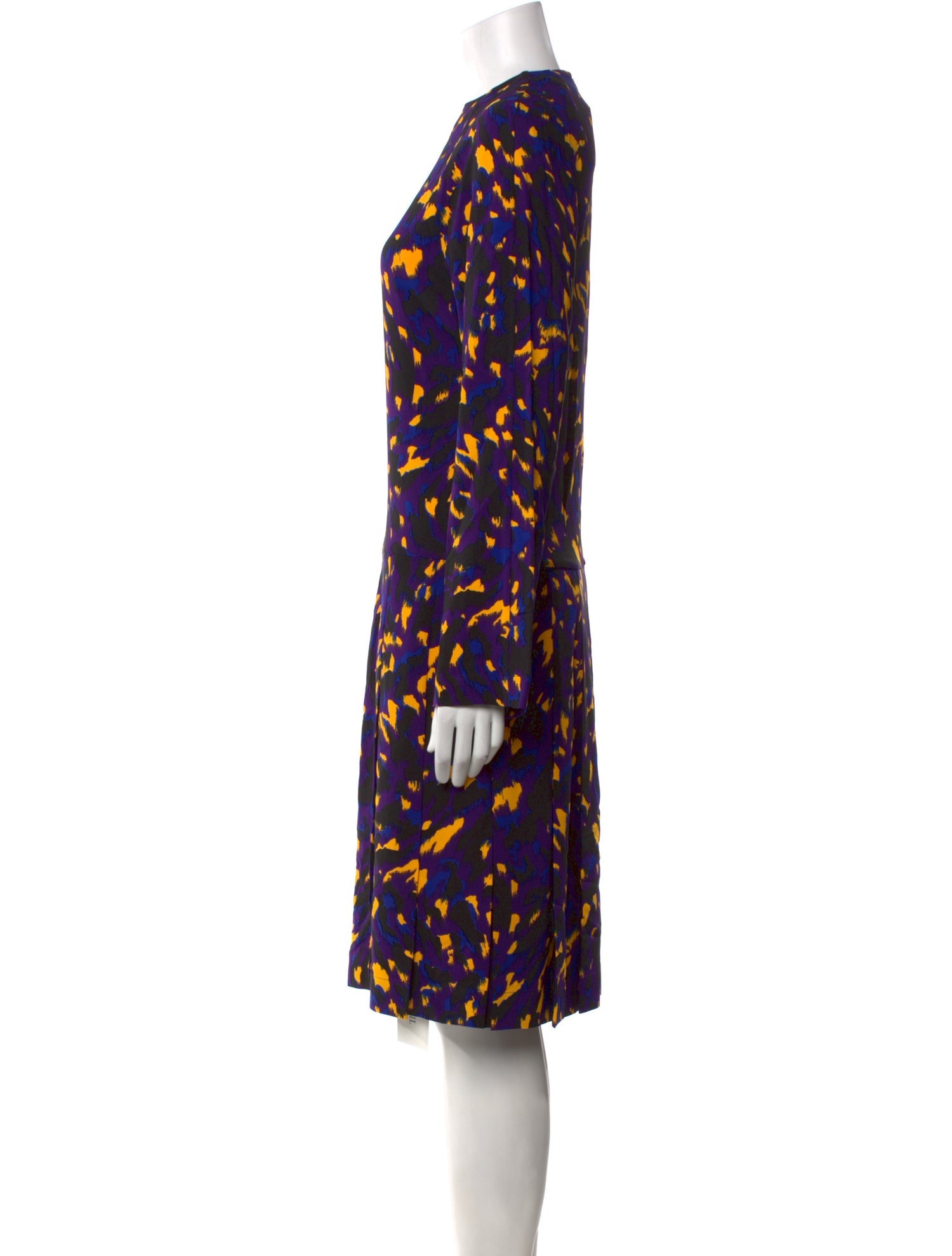 Burberry Printed Midi Length Dress w/ Tags