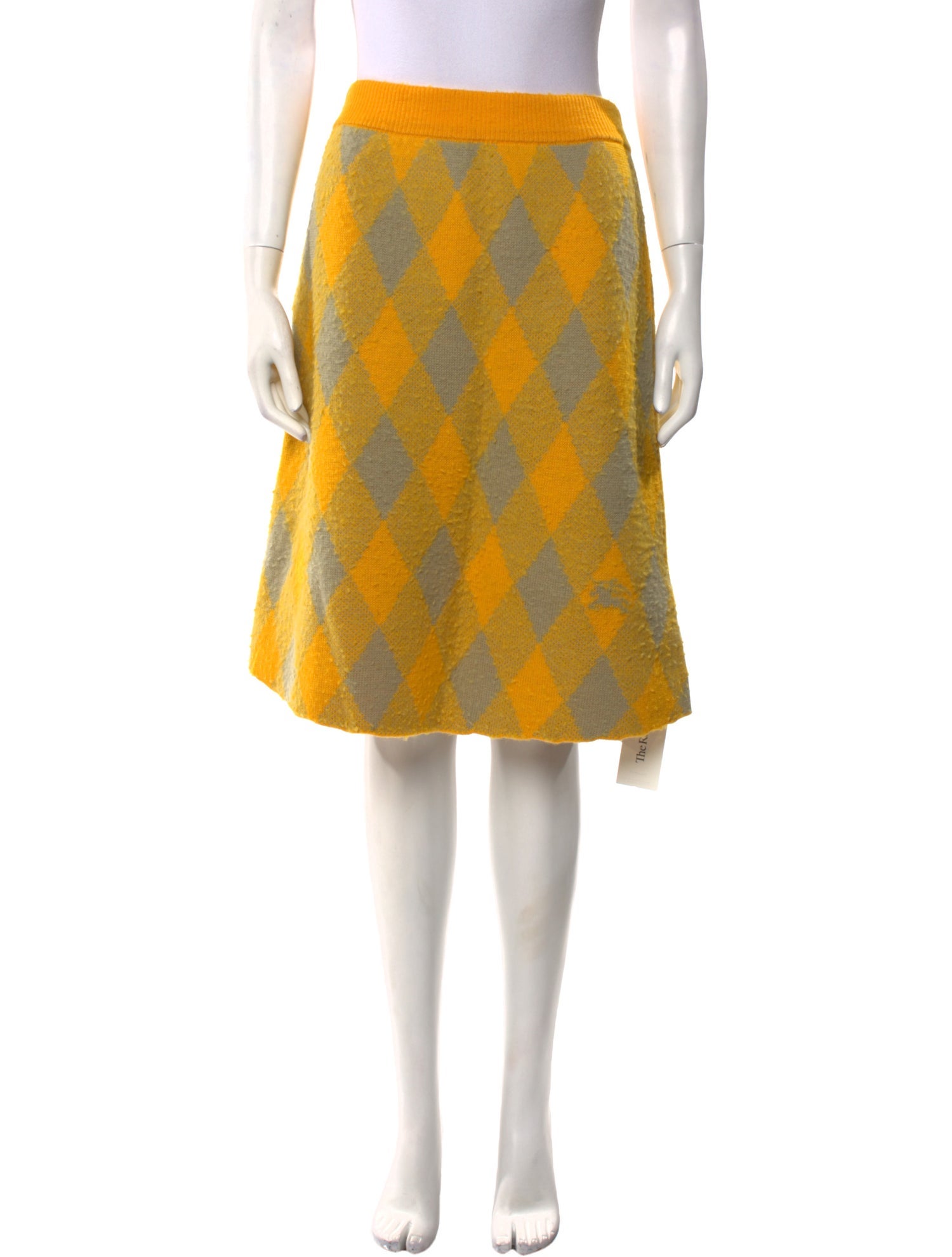 Burberry Wool Knee-Length Skirt w/ Tags