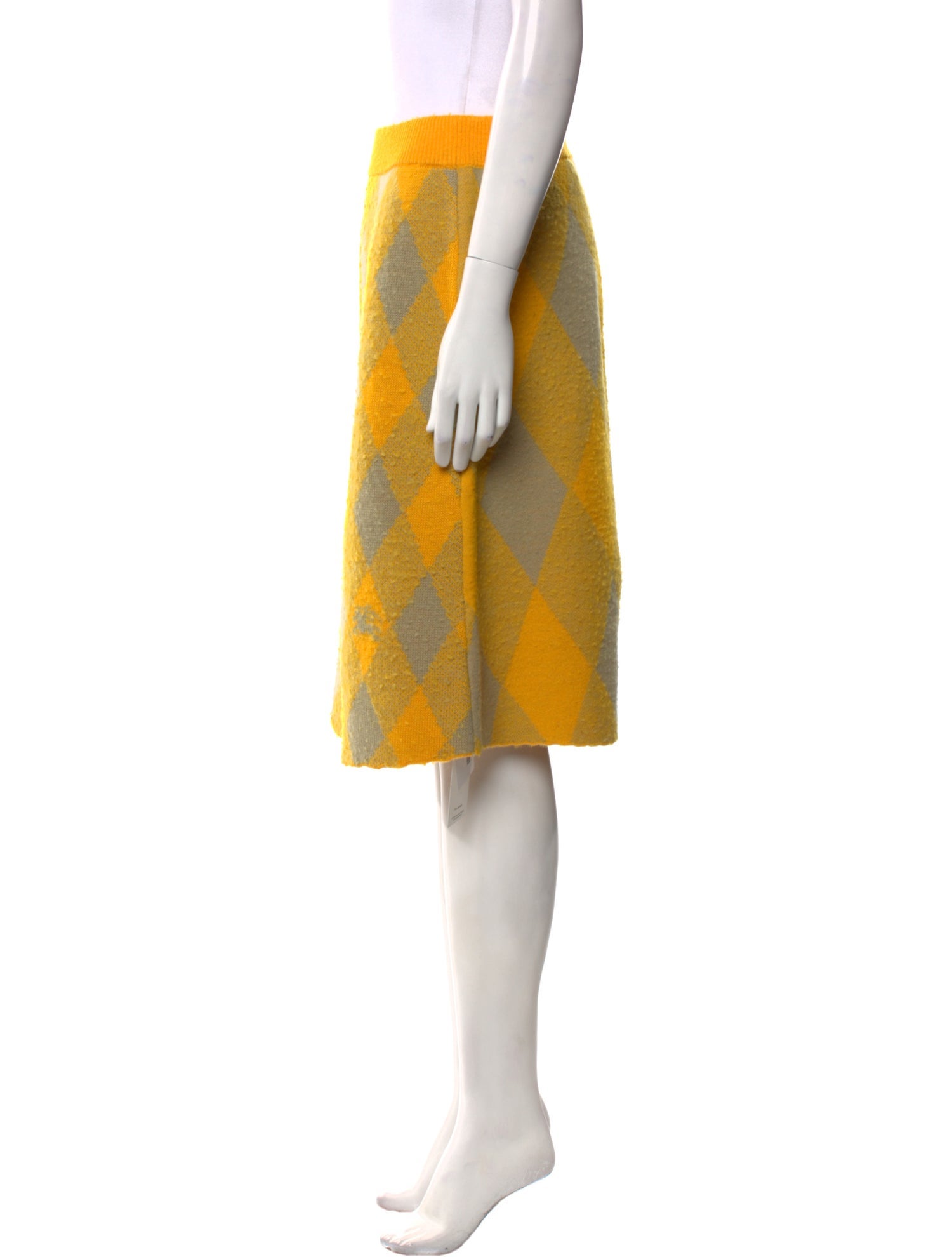 Burberry Wool Knee-Length Skirt w/ Tags