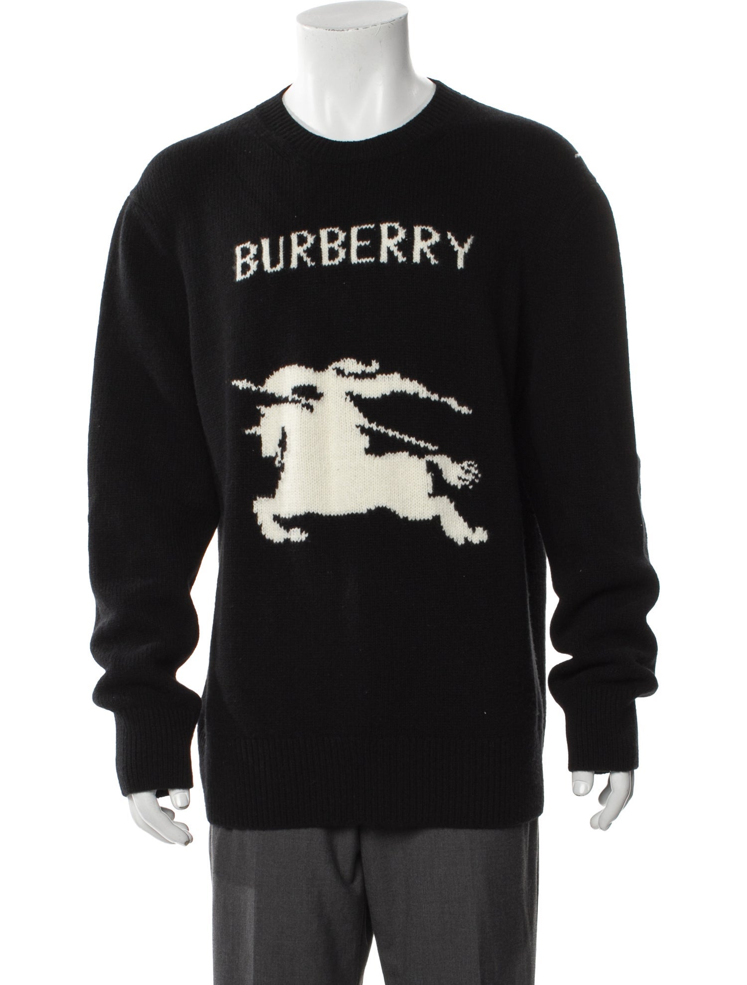 Burberry Wool Graphic Print Pullover