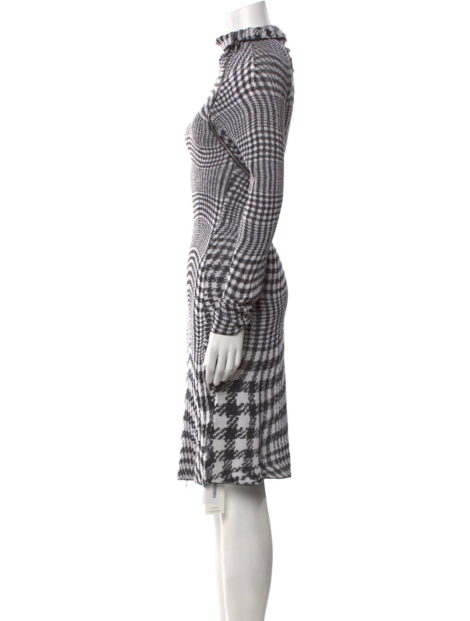 Burberry Wool Midi Length Dress w/ Tags