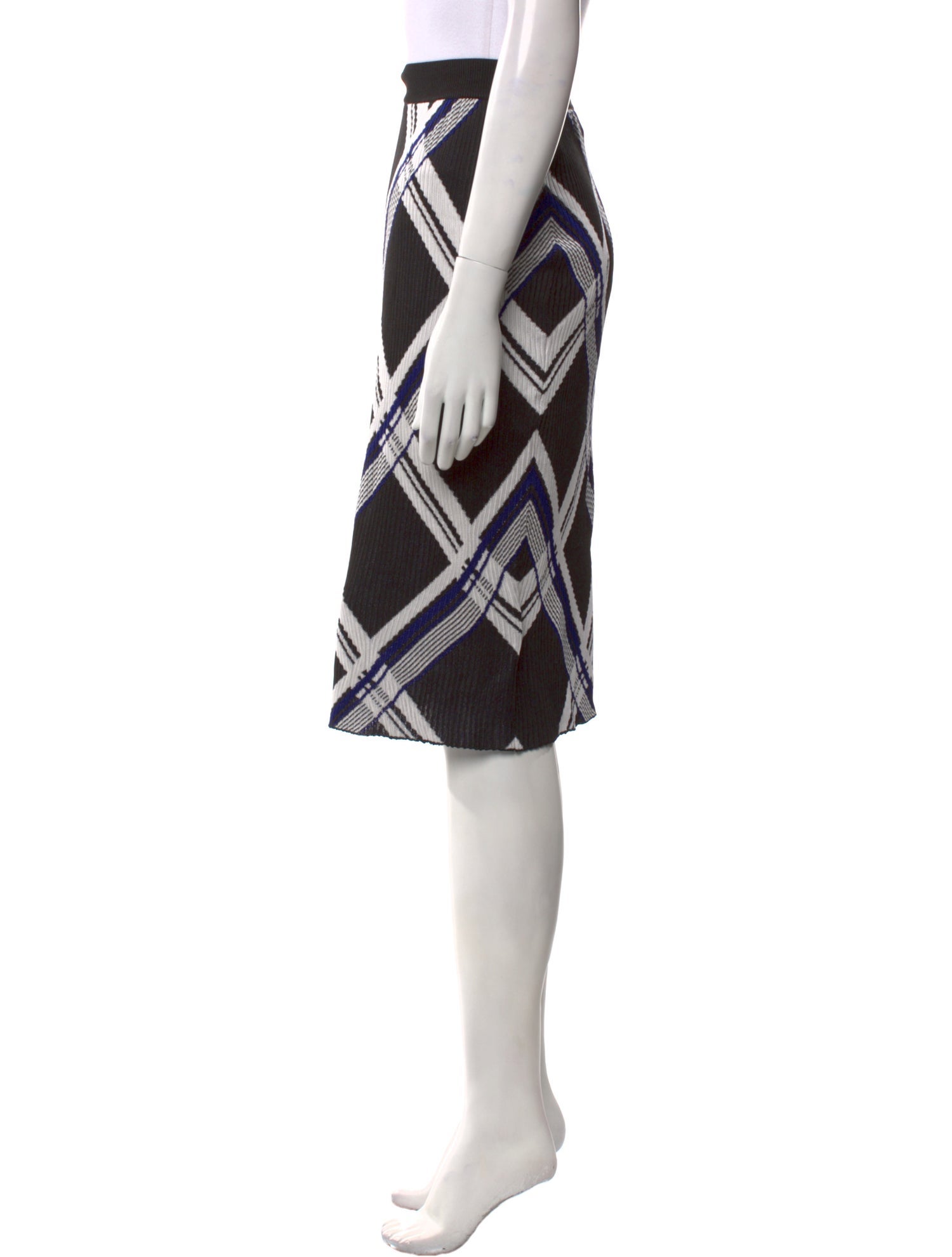 Burberry Silk Knee-Length Skirt w/ Tags