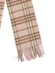 Burberry Cashmere House Check Pattern Scarf