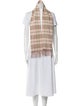 Burberry Cashmere House Check Pattern Scarf