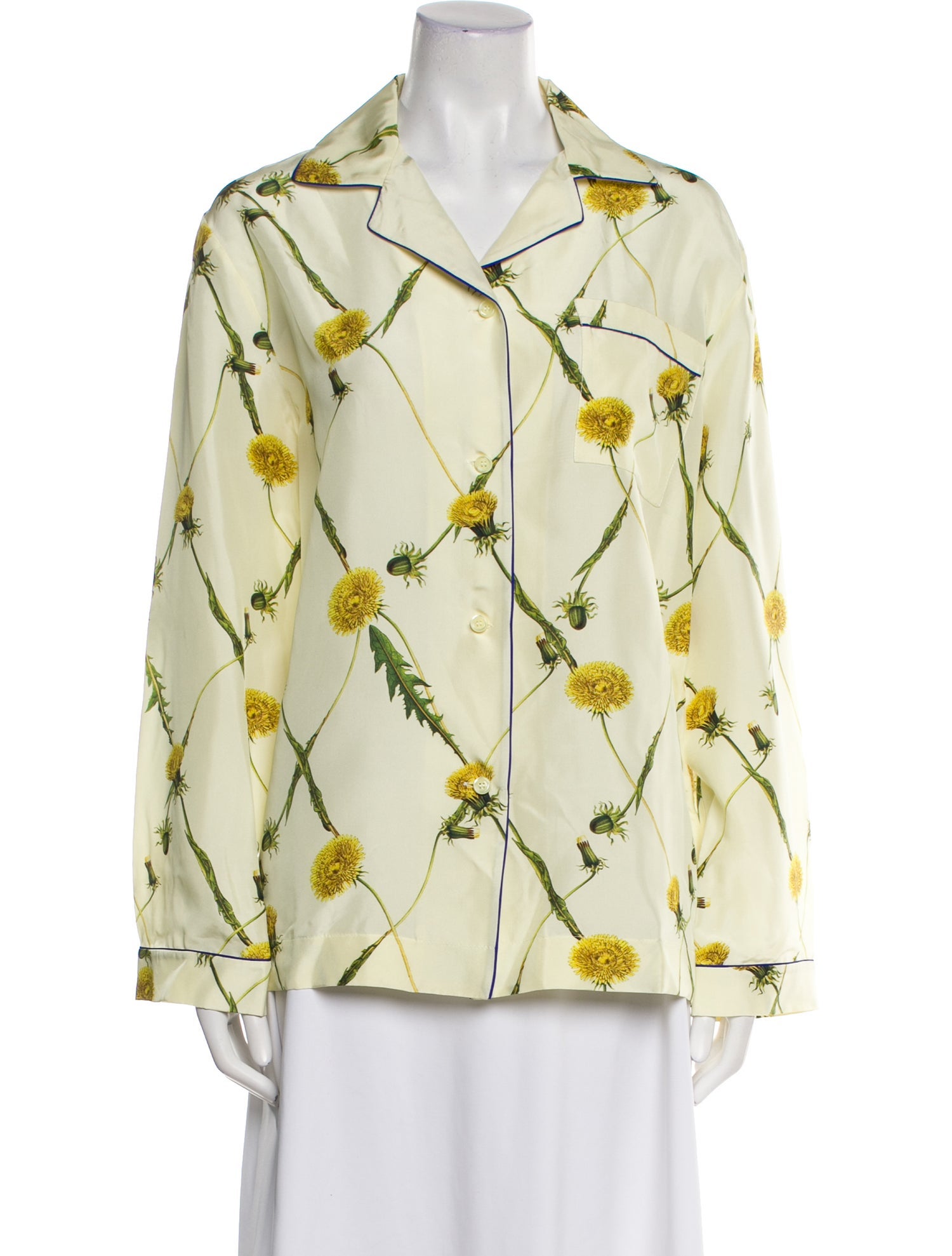 Burberry Silk Printed Pajamas