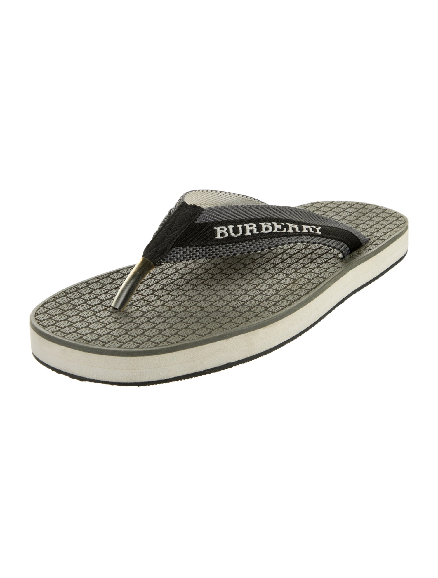 Burberry Printed Flip Flops