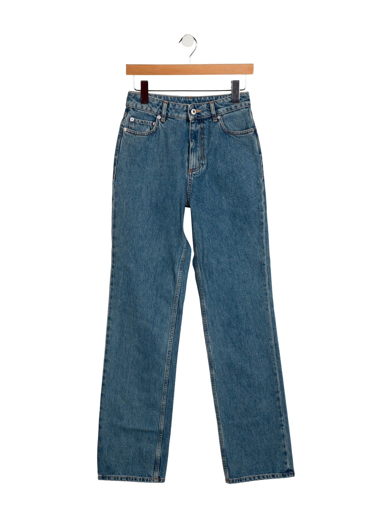 Burberry High-Rise Straight Leg Jeans w/ Tags