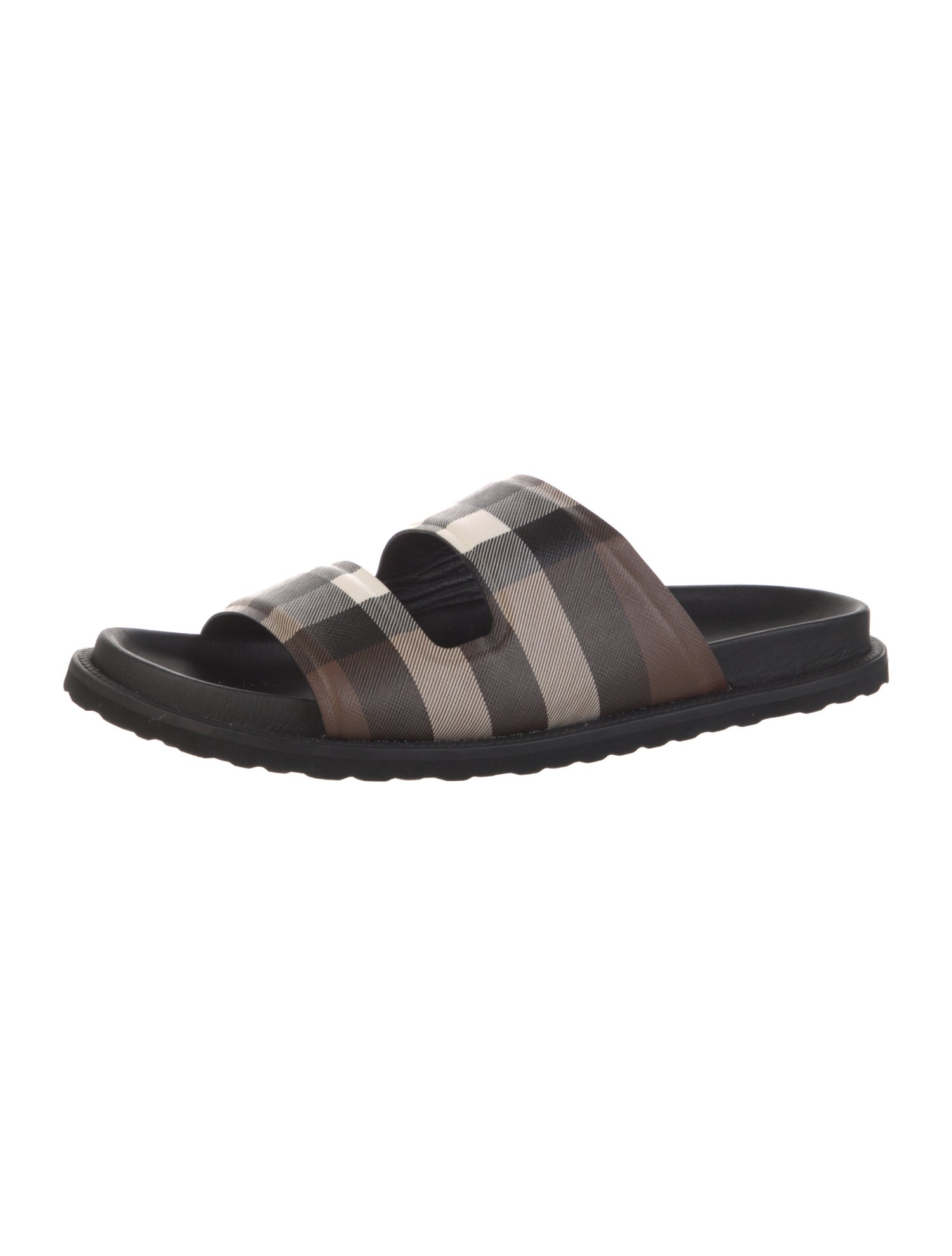 Burberry House Check Pattern Slides