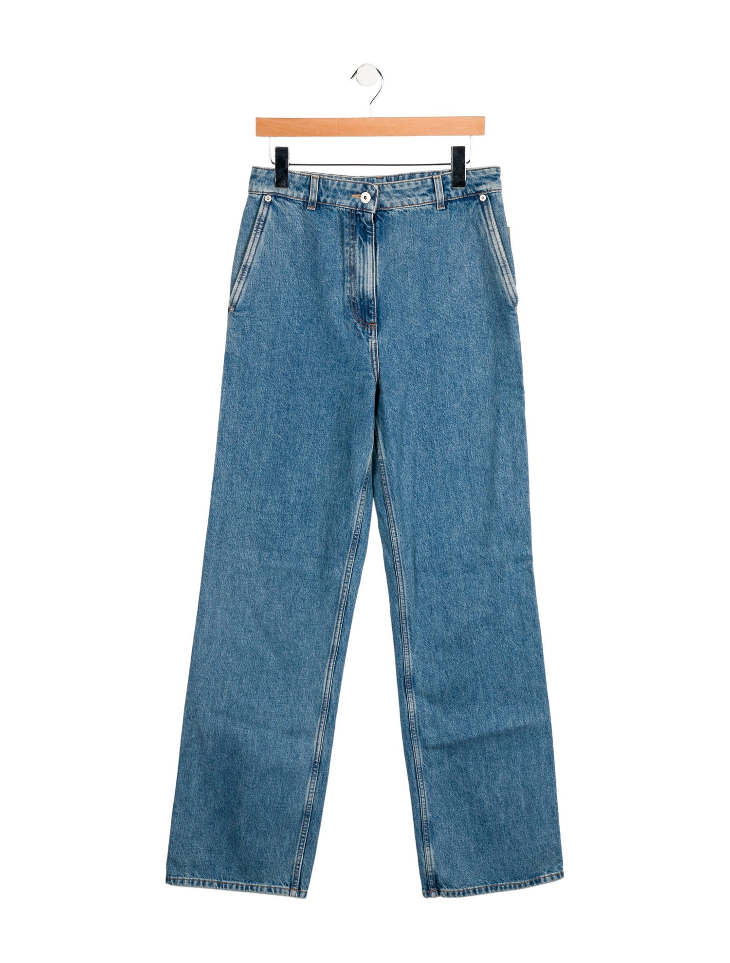 Burberry High-Rise Wide Leg Jeans w/ Tags