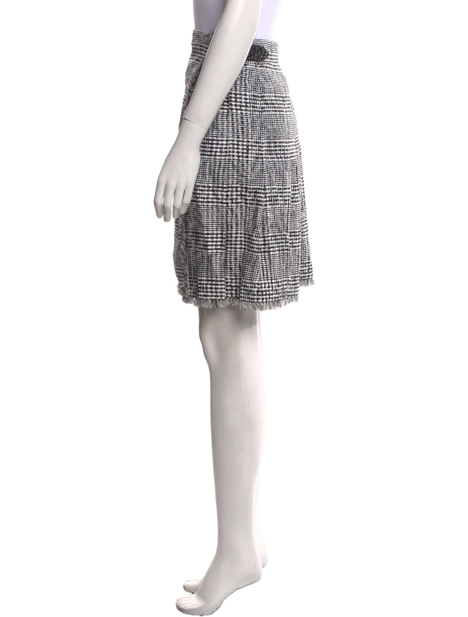 Burberry Plaid Print Knee-Length Skirt w/ Tags
