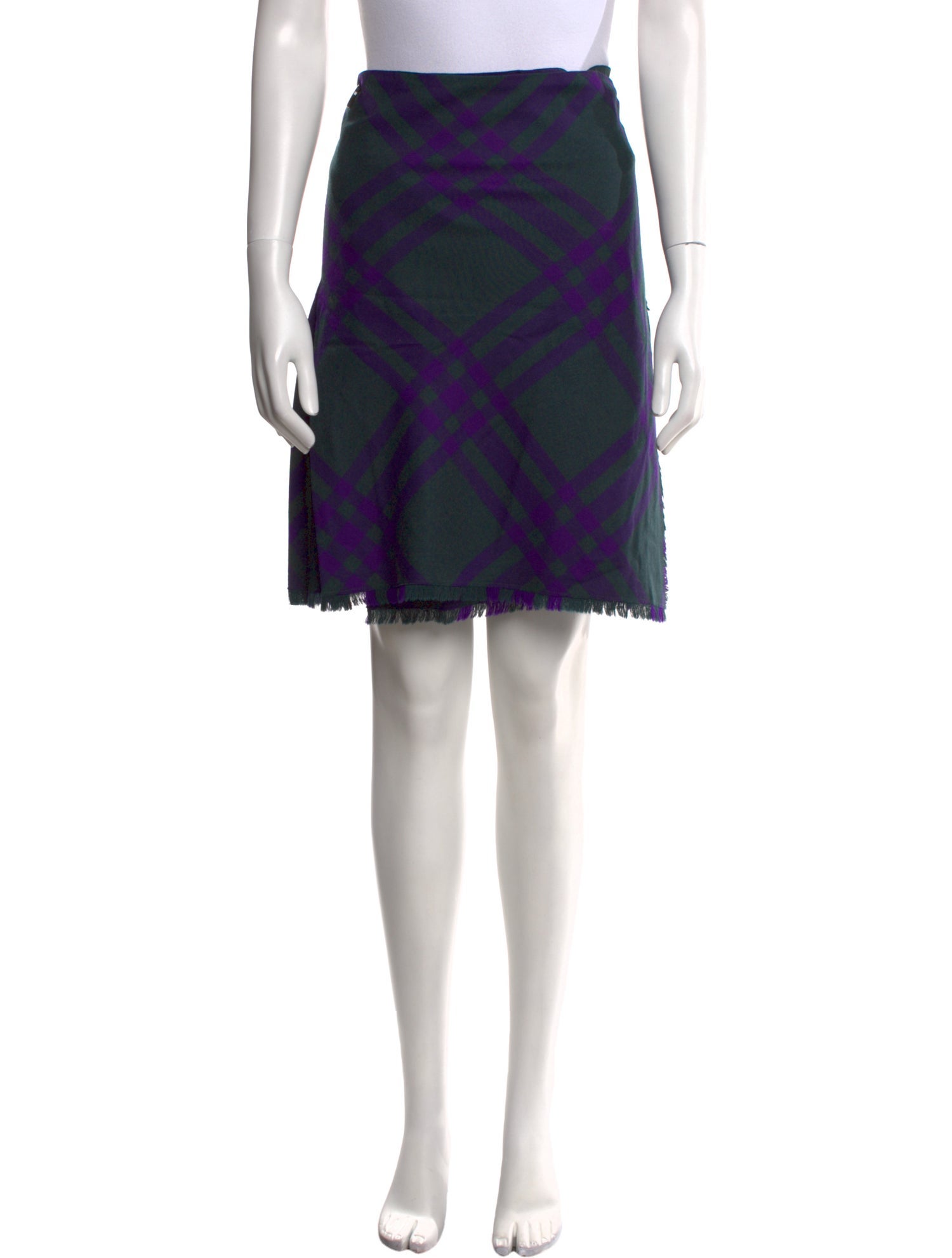 Burberry Wool Knee-Length Skirt