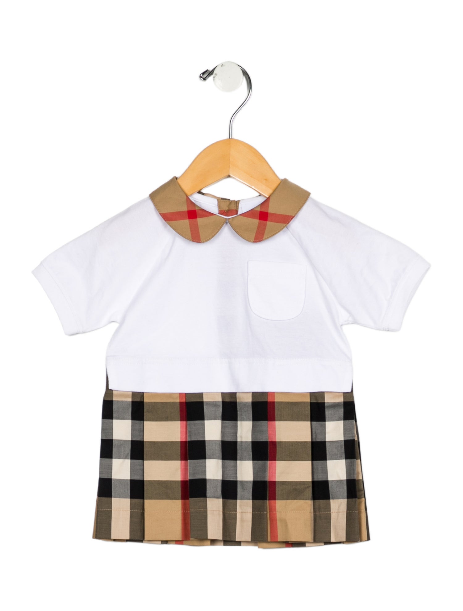 Burberry infant girls' multicolored dress