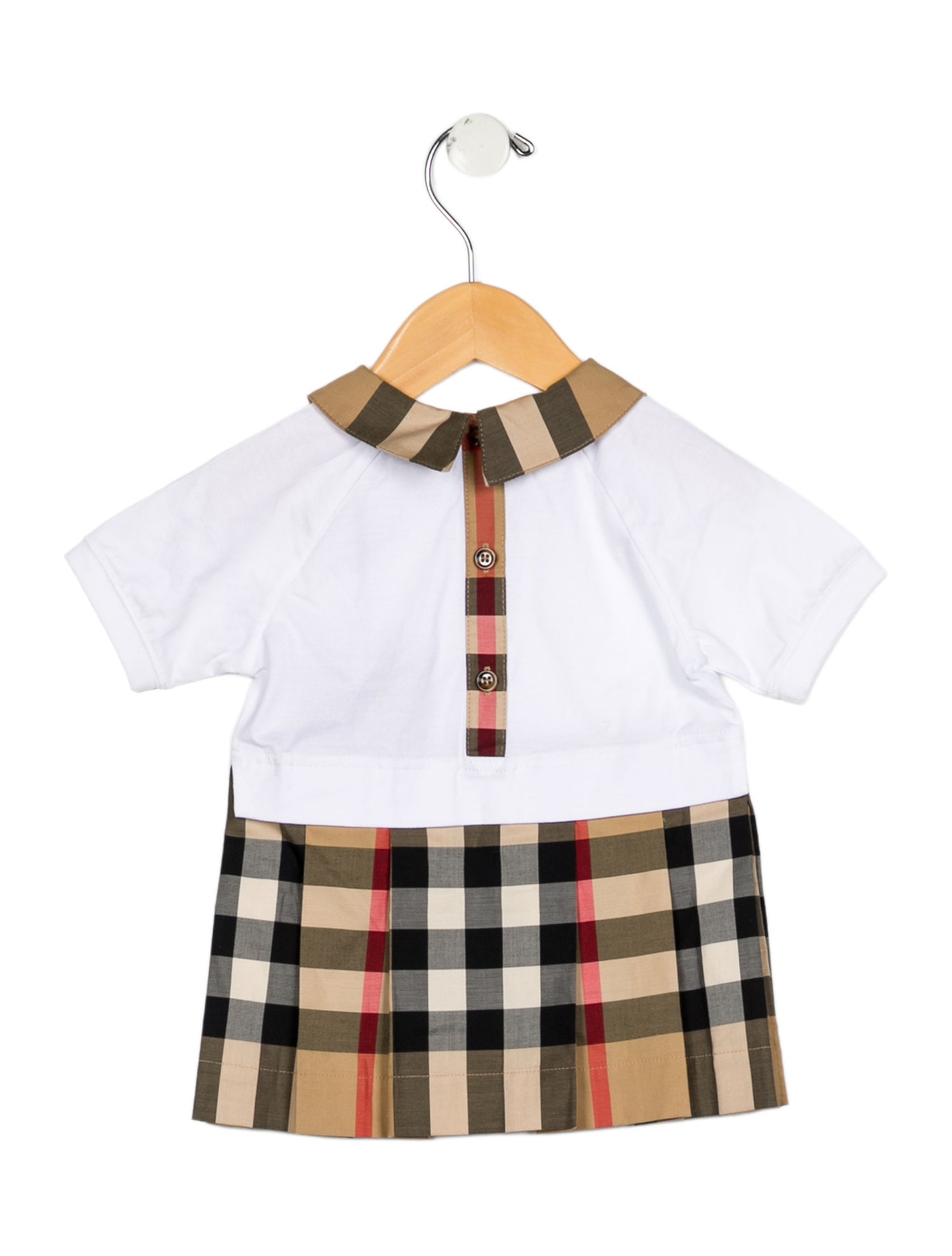 Burberry infant girls' multicolored dress