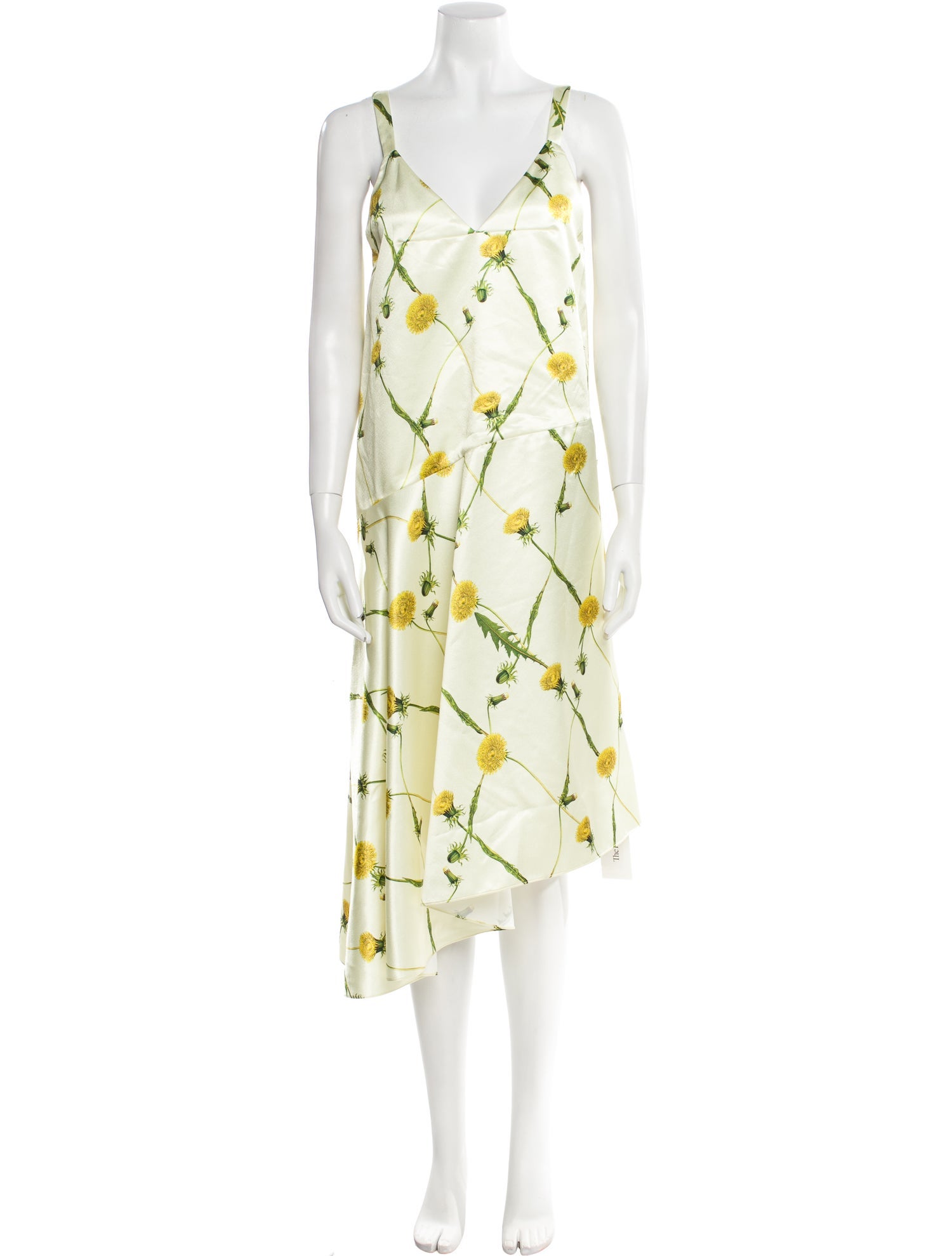 Burberry Floral Print Midi Length Dress w/ Tags